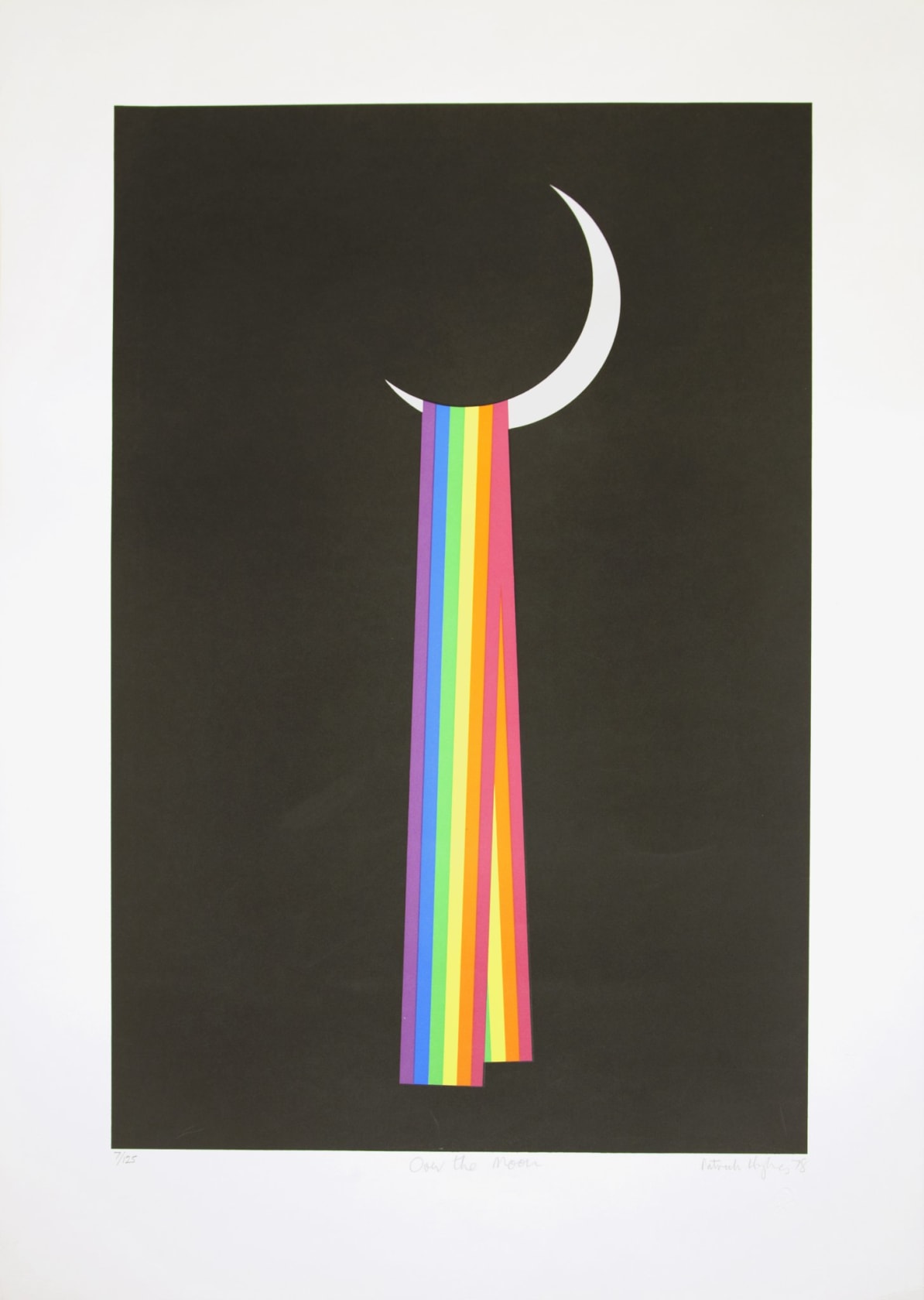 Patrick Hughes, Over the Moon, 1978