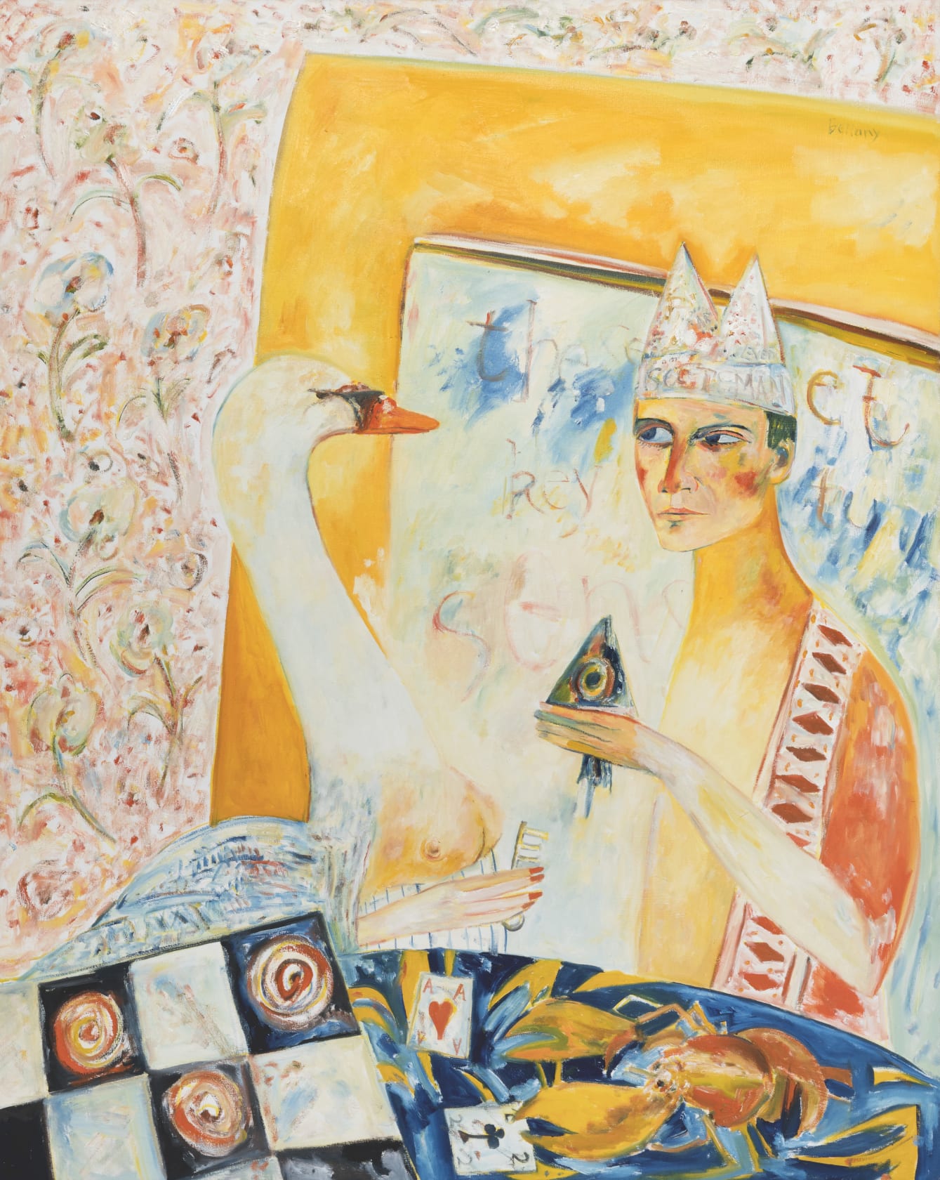 John Bellany, The Swan Holds The Key To Sensuality, 1985