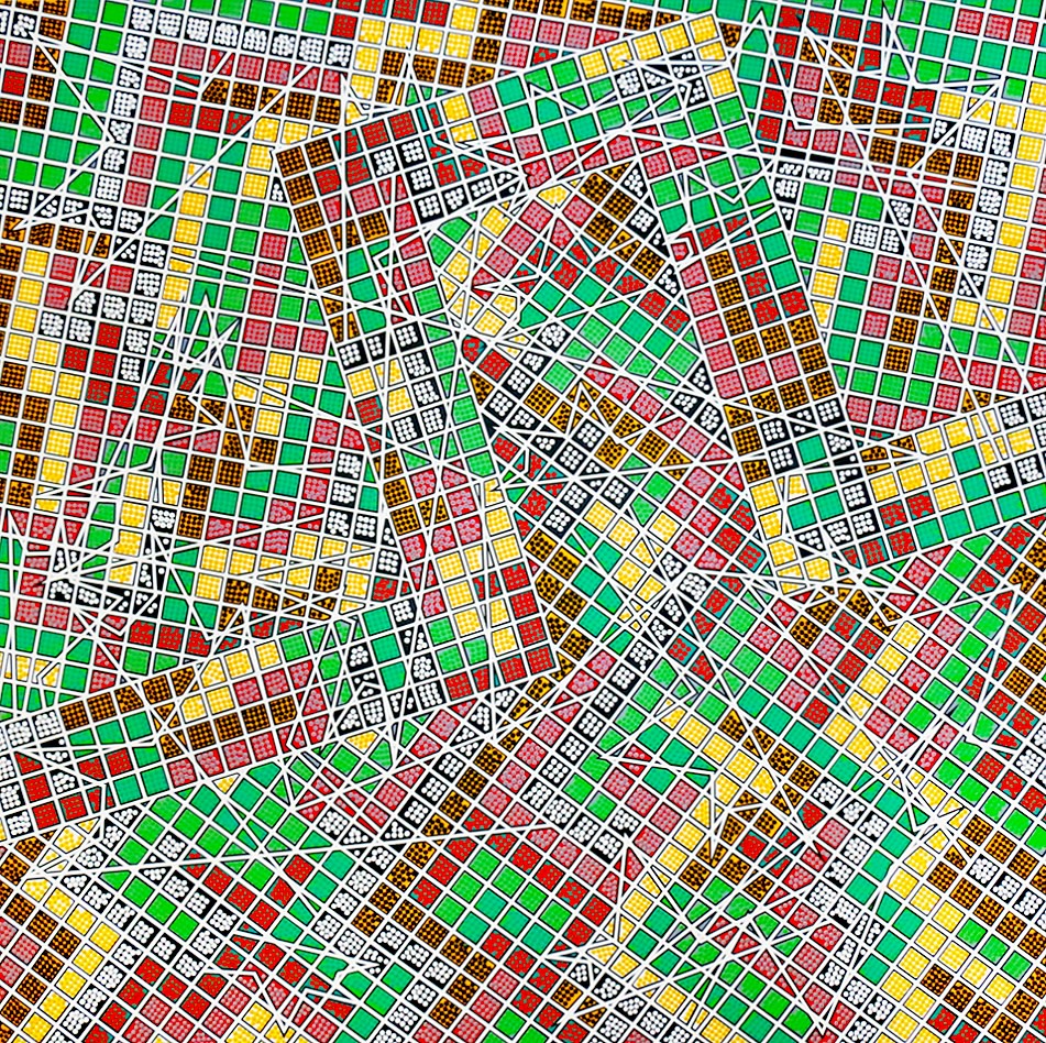 Bernard Cohen Middle Distance, 2015