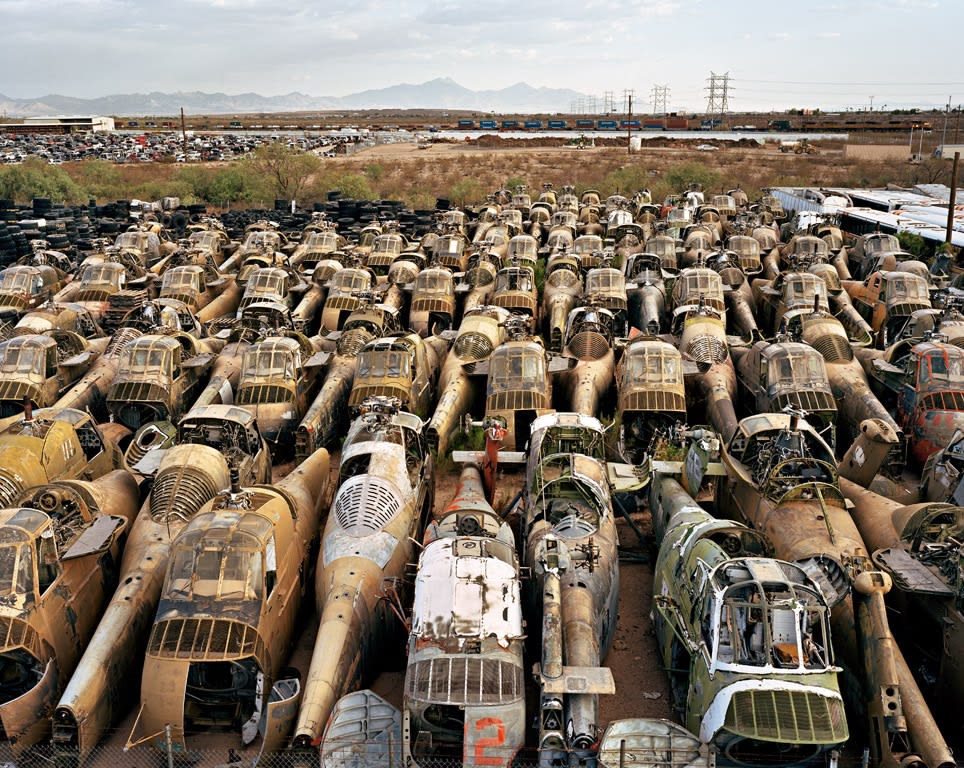 Edward Burtynsky, Huey Helicopter Scrap Yard, Tuscon Arizona, USA,, 2006