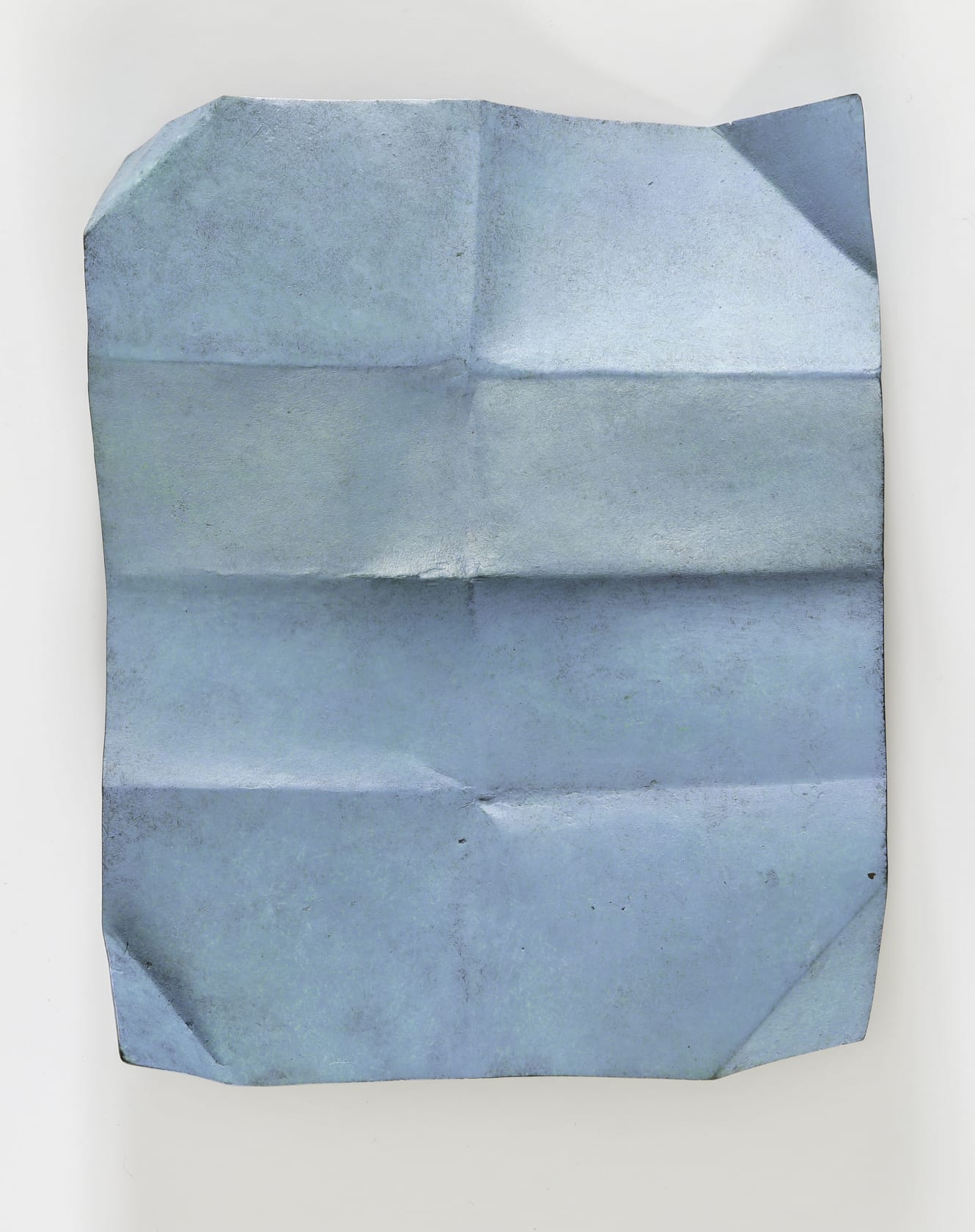 Mark Houghton Folded Blue II, 2018
