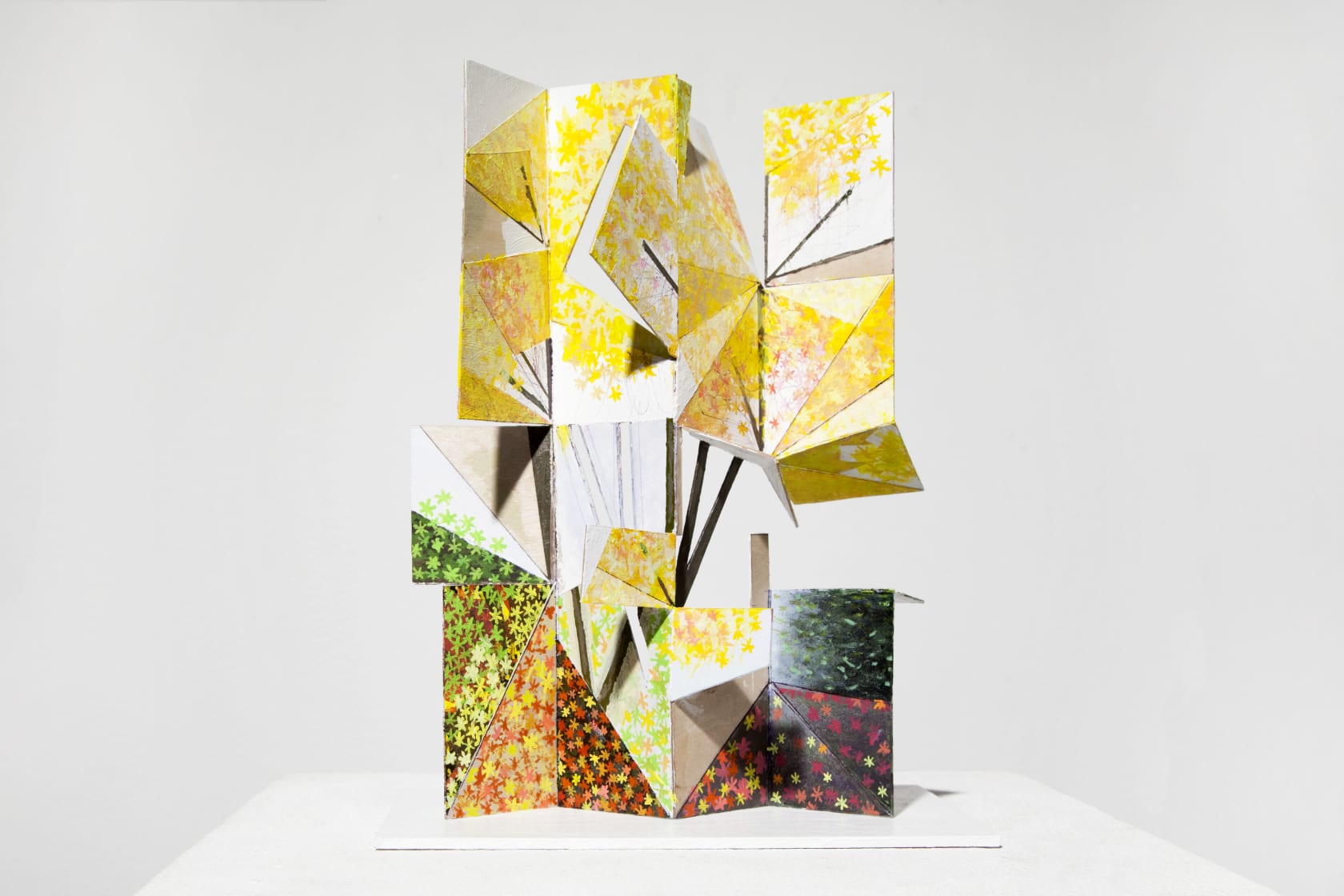 Alex Cave Autumnal Japanese Maple Tree, Folded, 2016