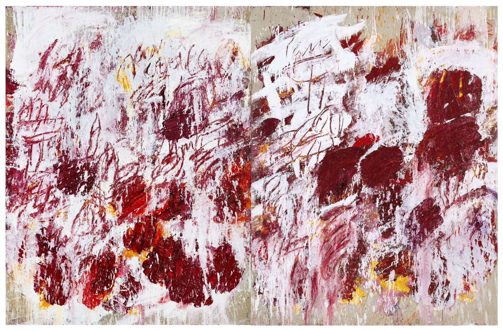 Aida Tomescu The open wounds of white clouds, 2019