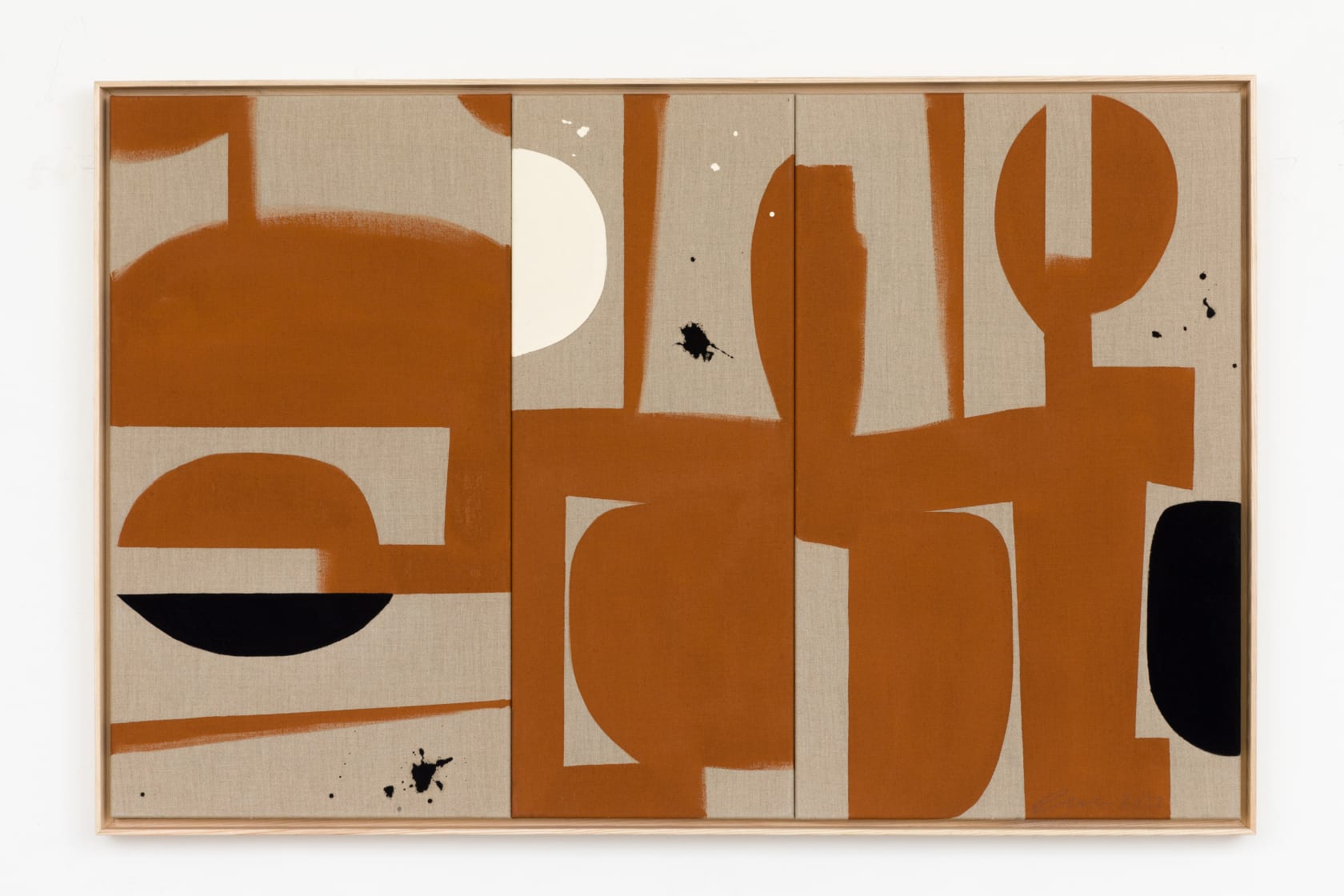 Liza Giles Raw Sienna (Composition 3/22), 2022