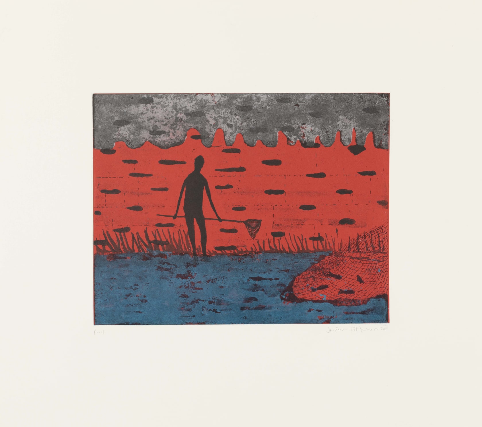 Stephen Chambers, Fishing behind the Net, 2001