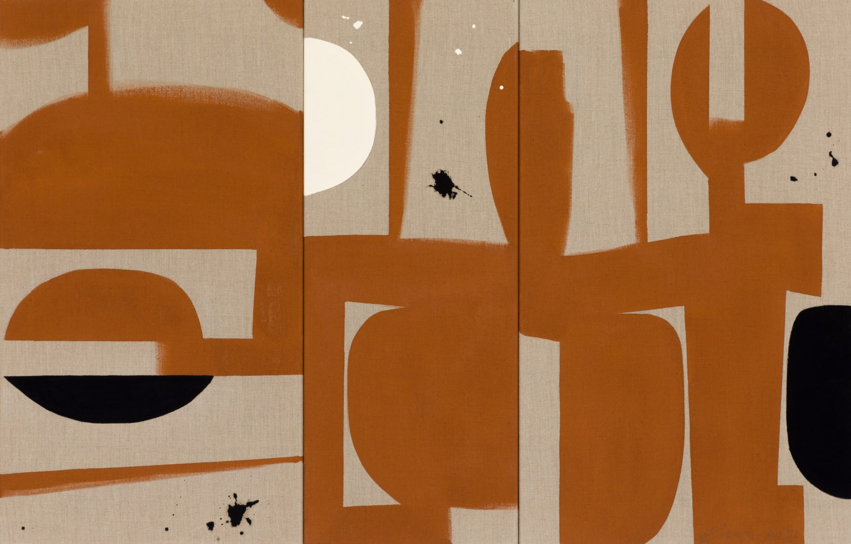 Liza Giles Raw Sienna (Composition 3/22), 2022