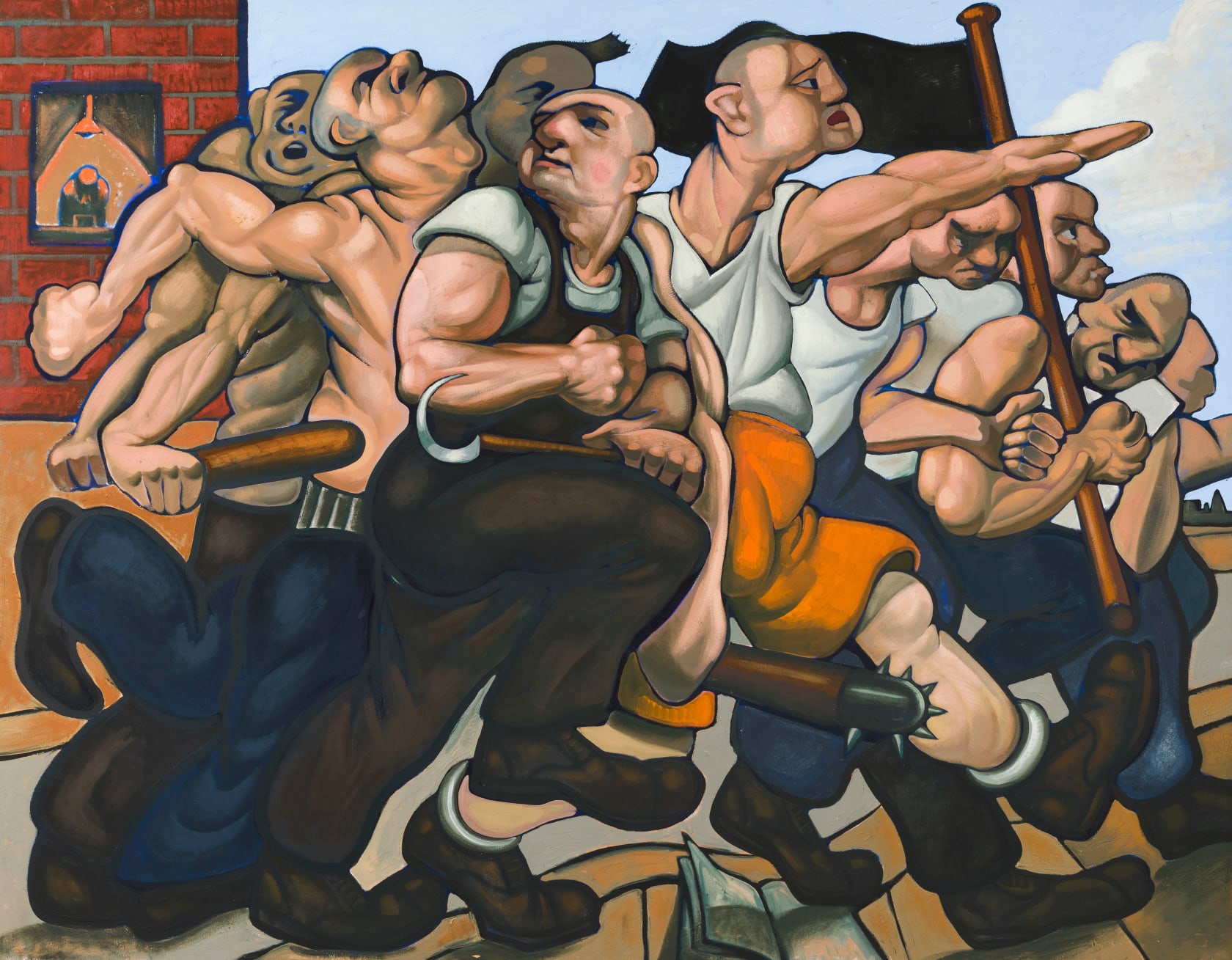 Peter Howson The Psycho Squad, 1989
