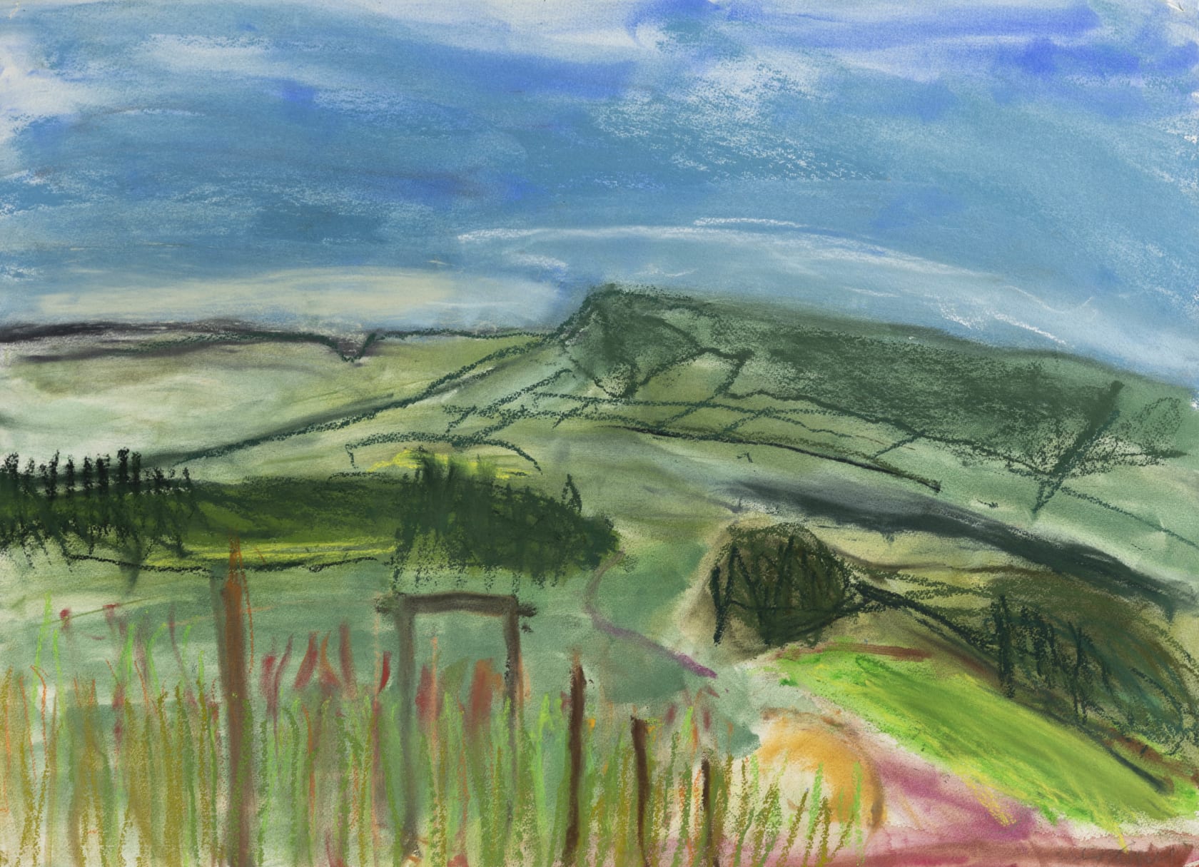 Lucy Jones, Walking Down the Hill, 2019