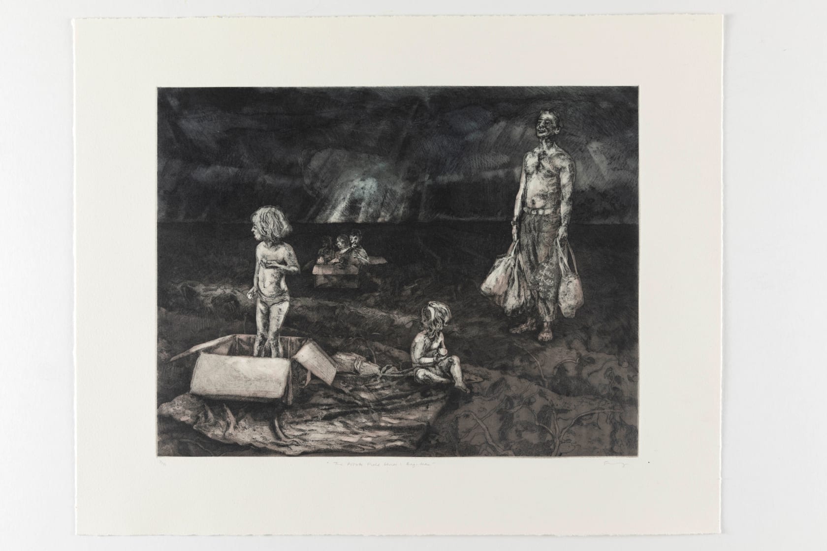 Freya Payne, The potato field series, bag-man, 2011