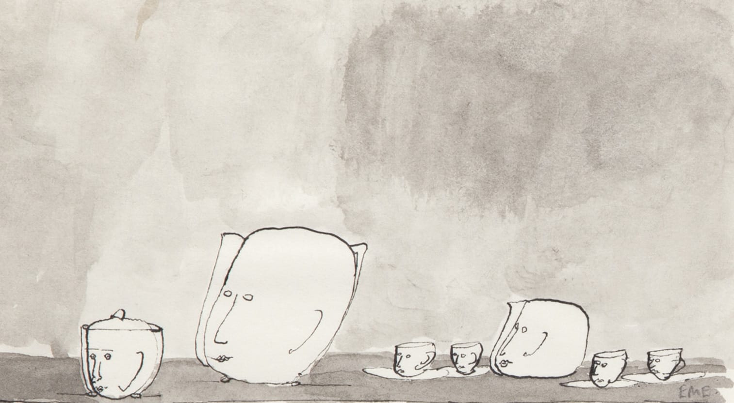 Elizabeth Enders Untitled (Teapots), 1976