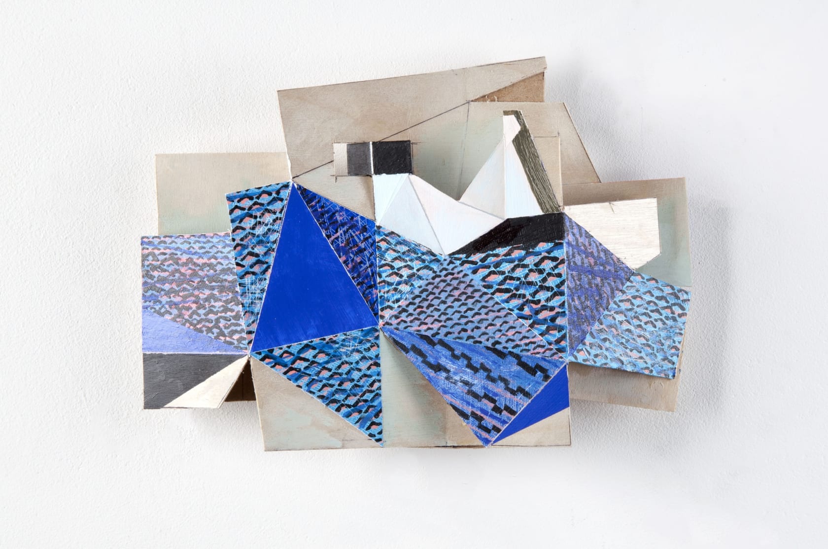 Alex Cave Woman in Blue Dress, Reading, 2015