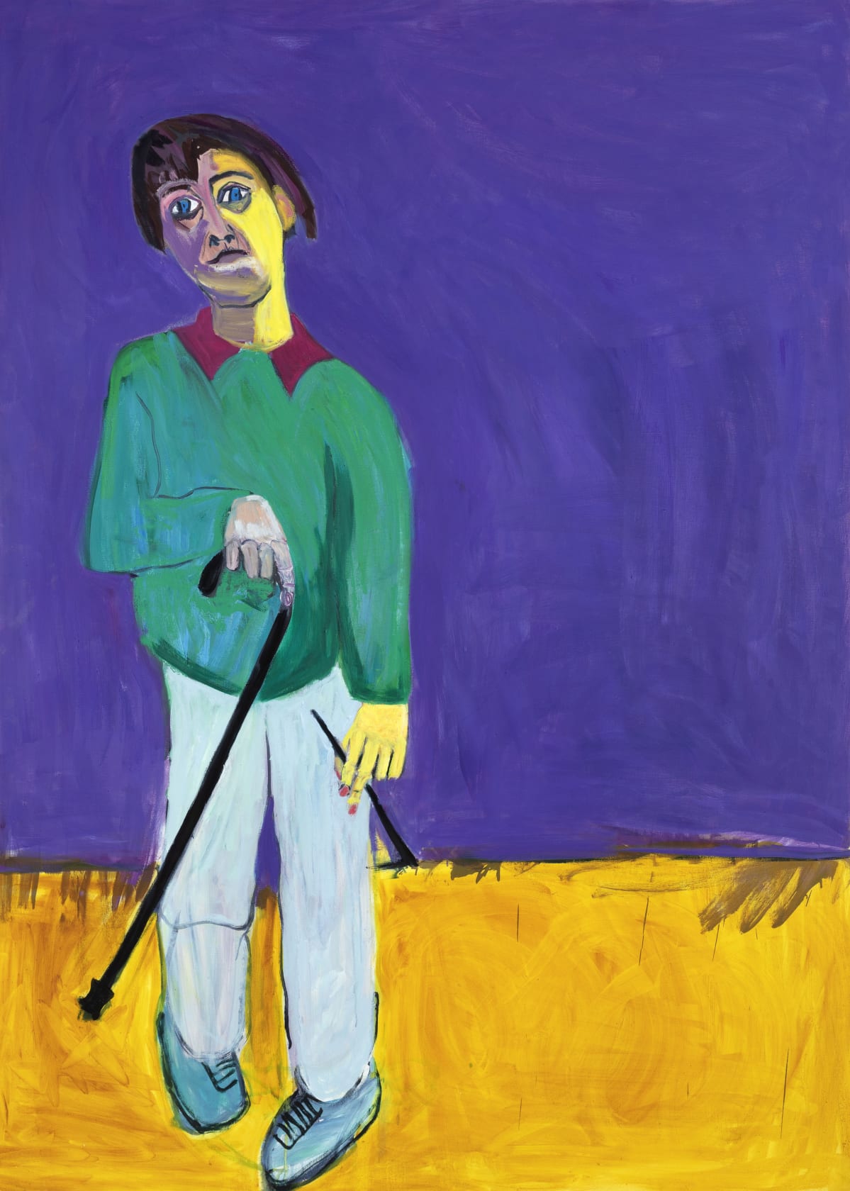 Lucy Jones, Lucy Jones with Her Walking Stick, 1996