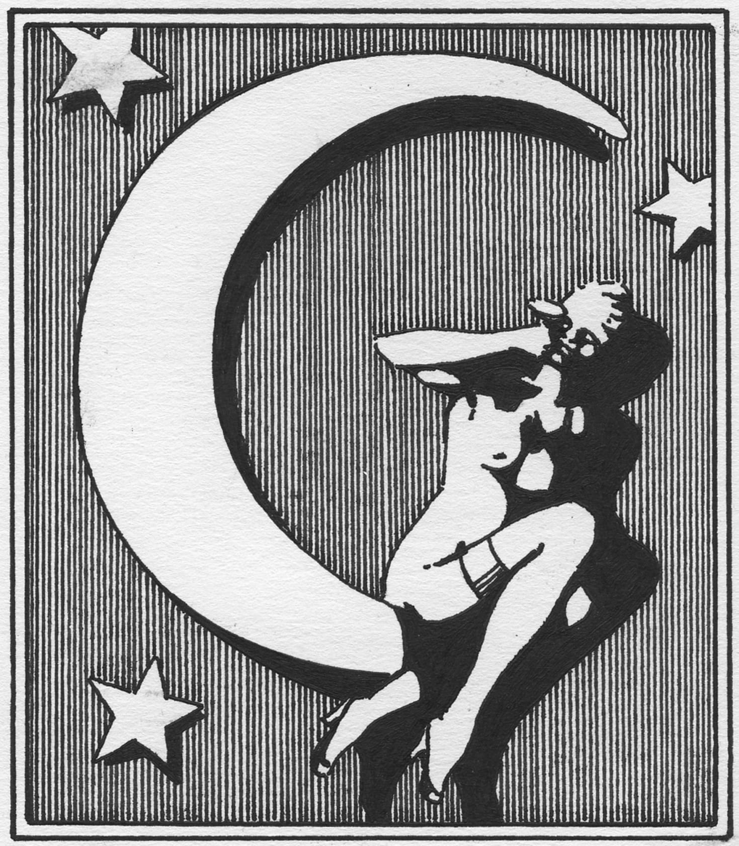 Anthony Earnshaw Secret Alphabet 'G' No. 7, 1971