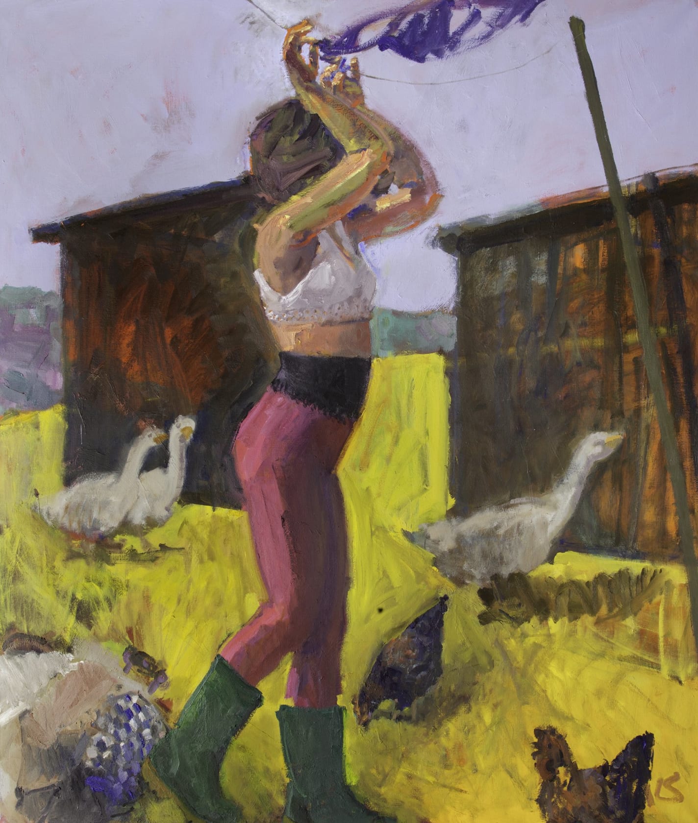Kevin Sinnott, Green Wellies & Magenta Leggings, 2014