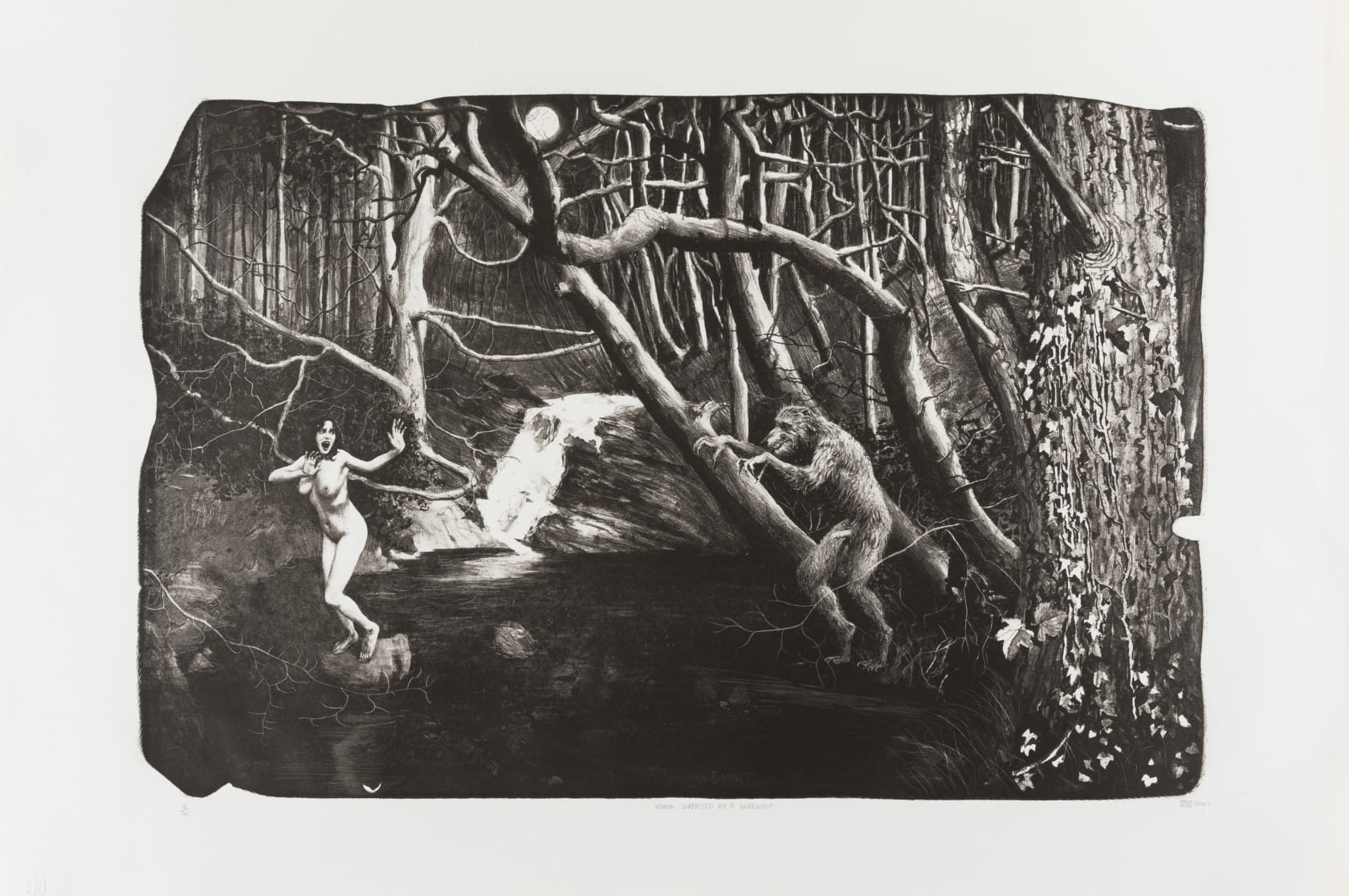 Stuart Pearson Wright, Woman Surprised by a Werewolf, 2007