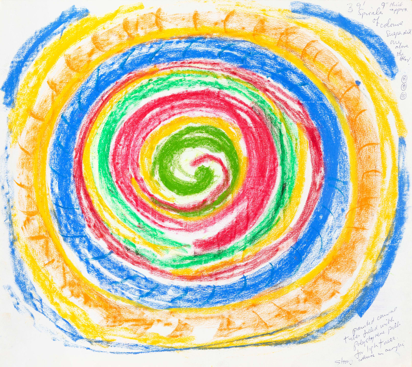 Terry Frost, Ideas for Ireland (double sided drawing)