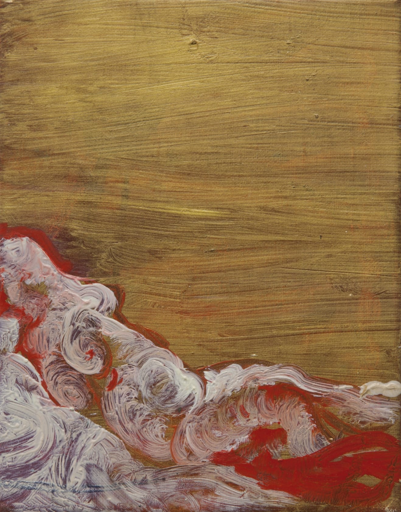 Peter Schmersal, Fran, Heir Liegend Woman, Lying Here, 2015