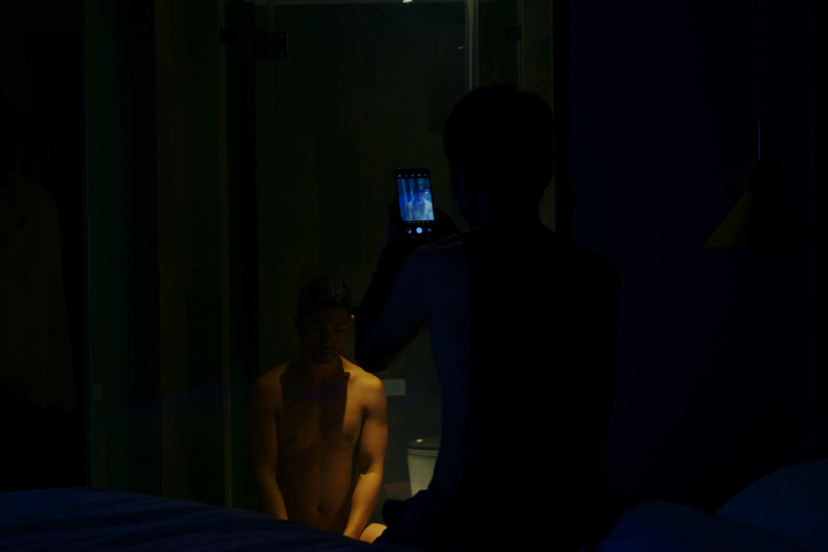 Shen Wei, Self-portrait (Capture), 2019