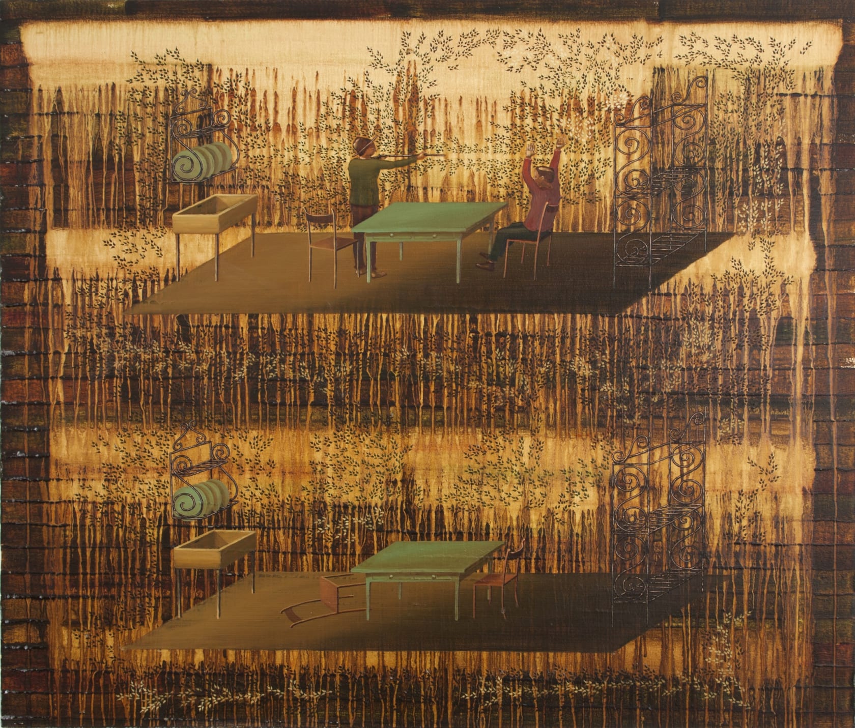 Stephen Chambers, One Table, One Shot, 1992