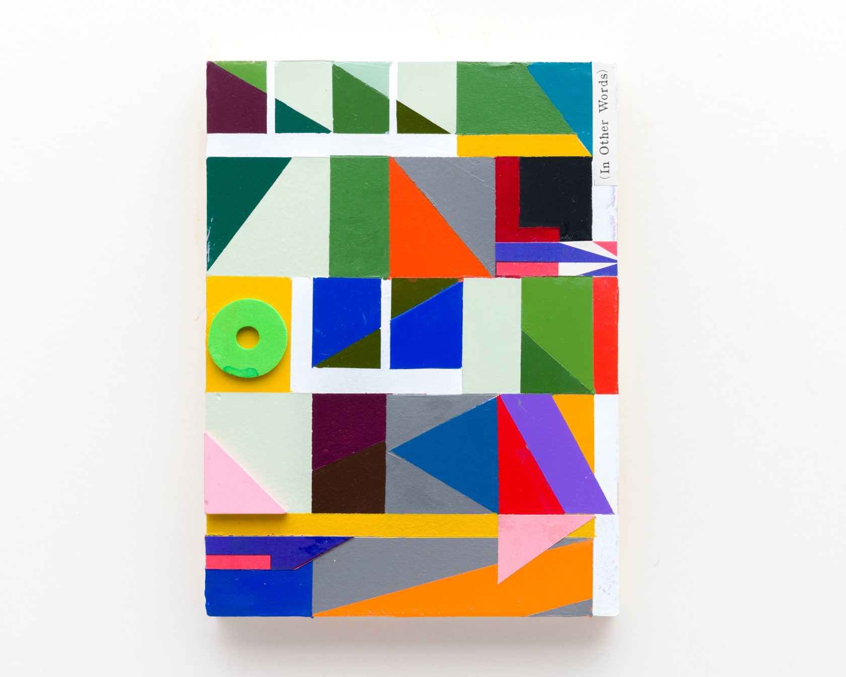 Laurence Noga Soft Green Filtered Pink (Another Words), 2021