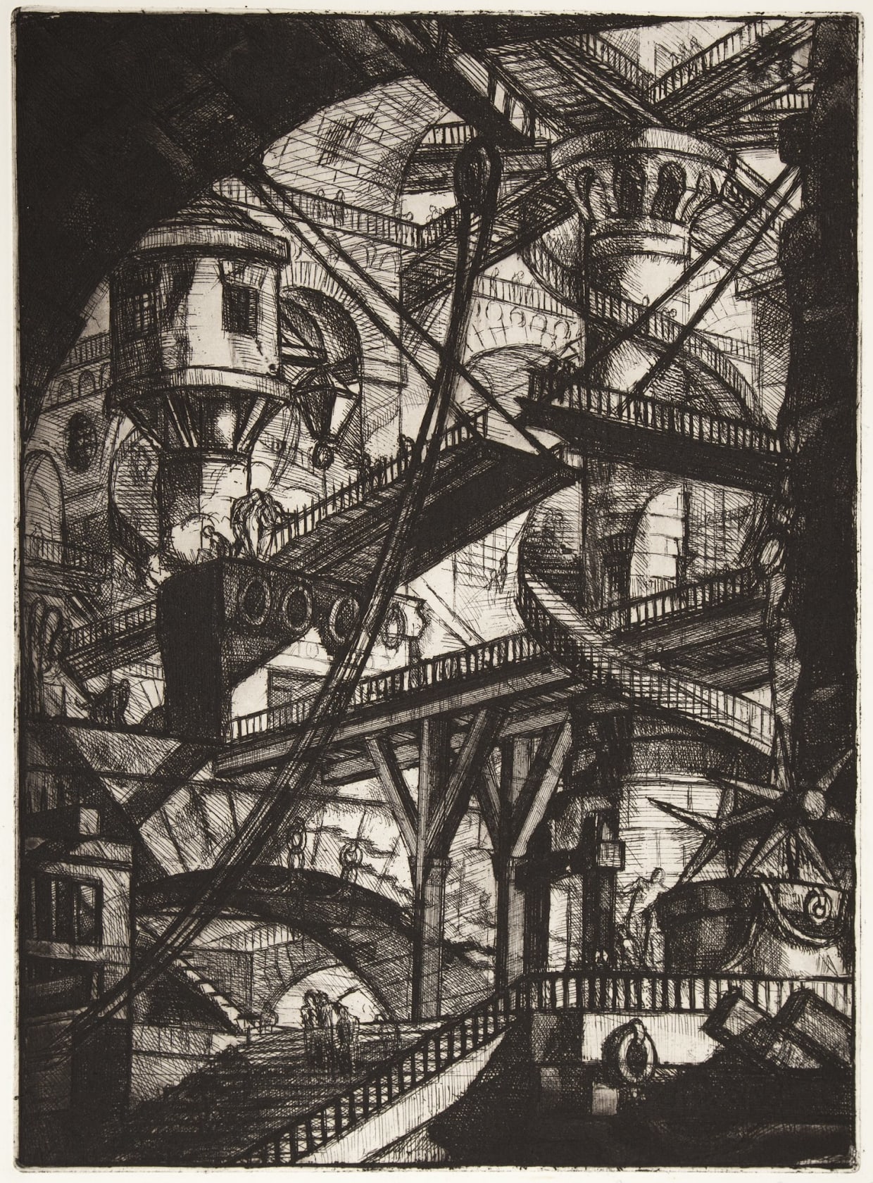 David Hepher, After Piranesi VII, 1984