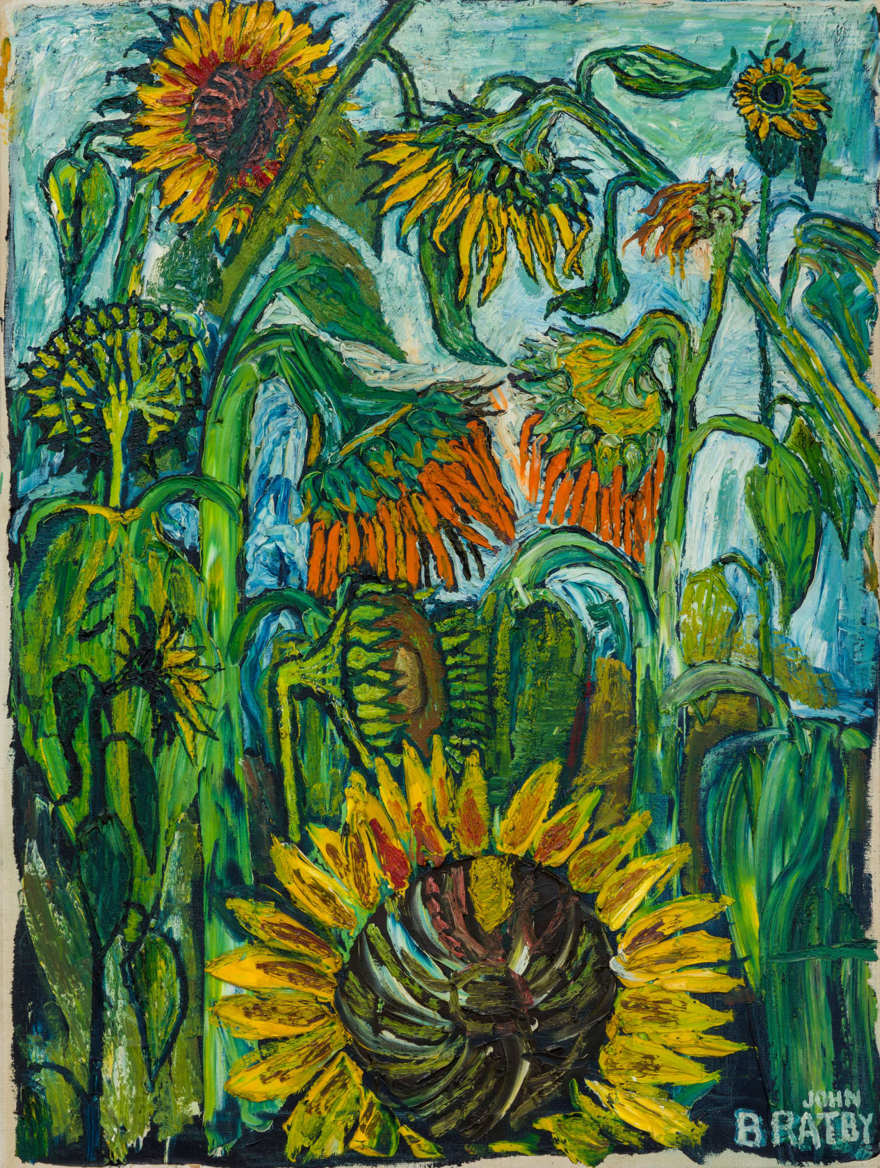 John Bratby Giant Sunflower Low