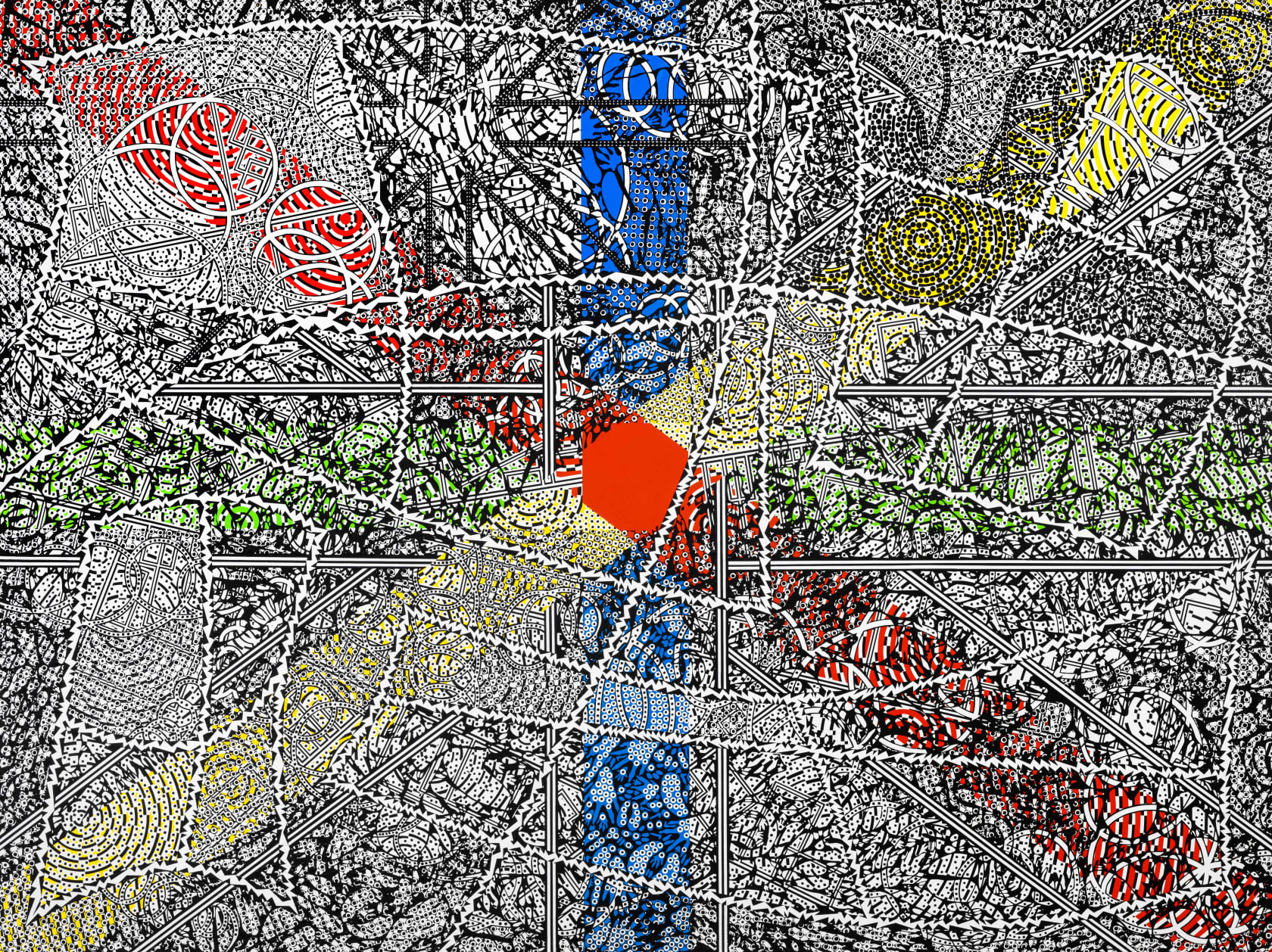 Bernard Cohen, Red Centre, 1999