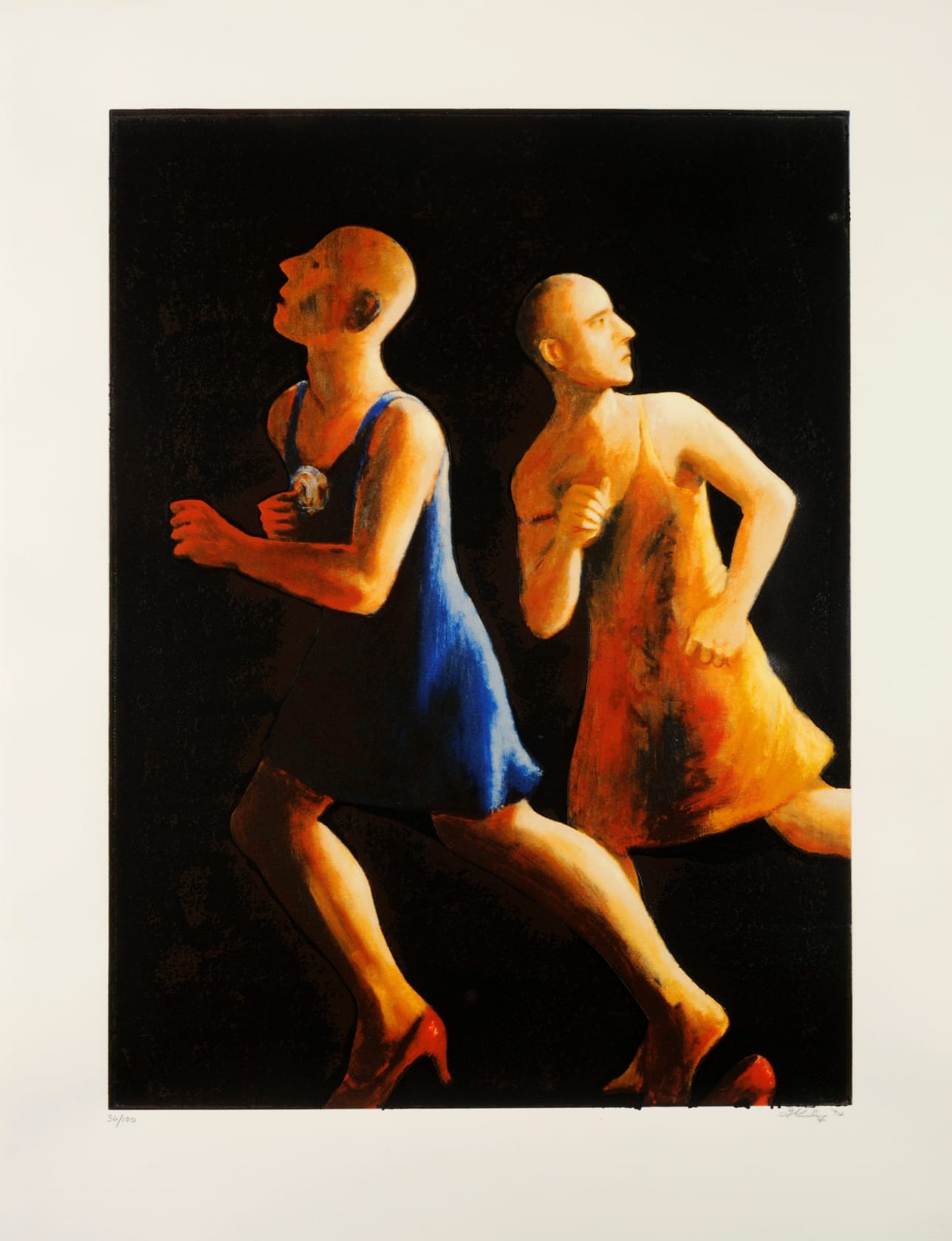 John Kirby, Men Running, 1994