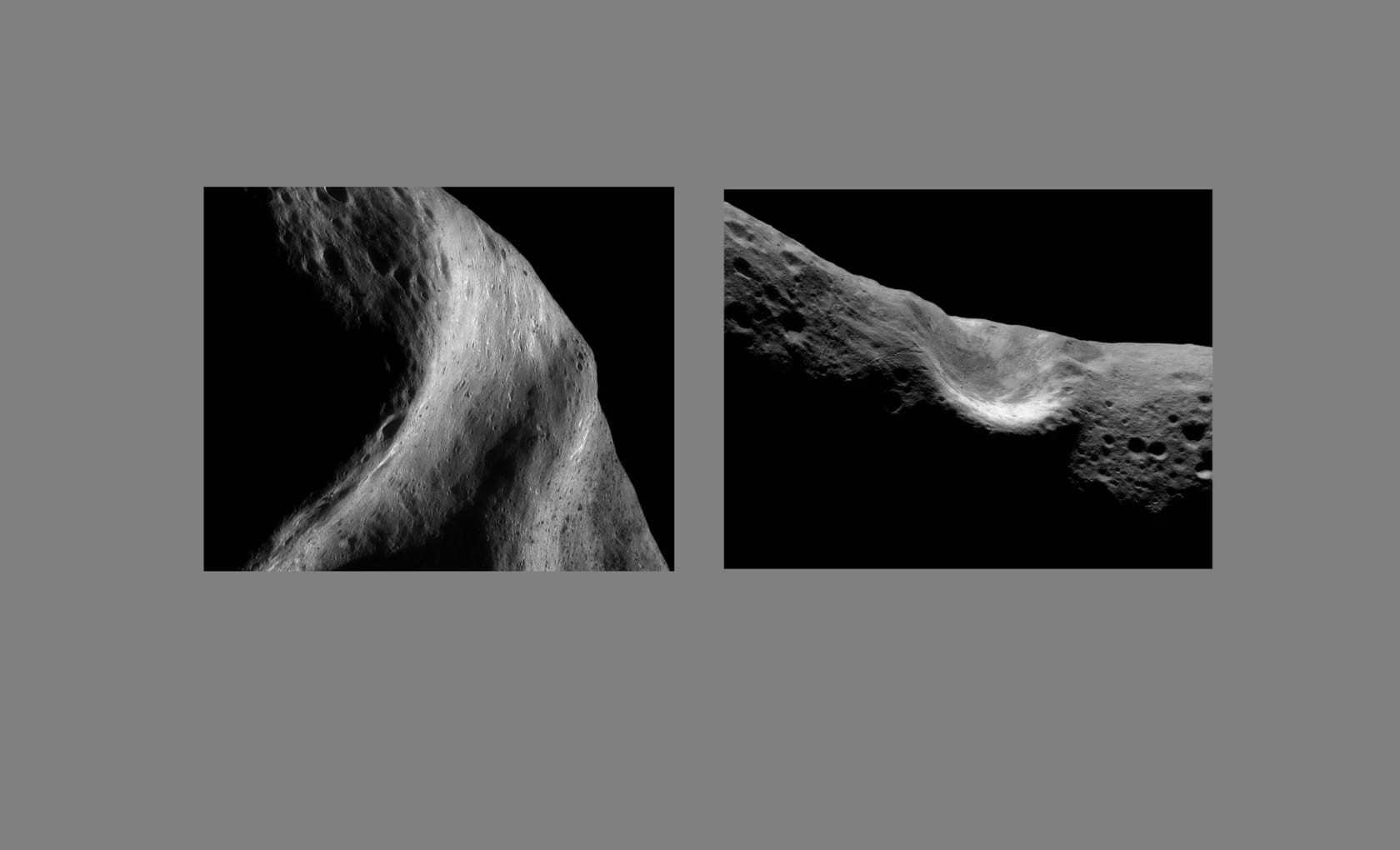 Michael Benson, Asteroid 433 Eros, NEAR, 10 & 26 September 2000, 2003