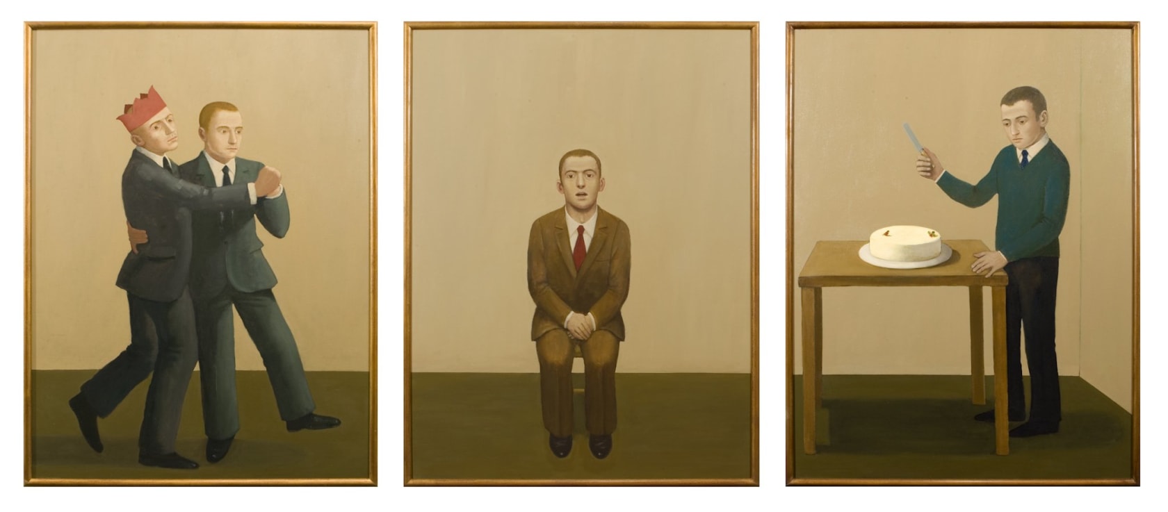John Kirby Party (Triptych), 2008