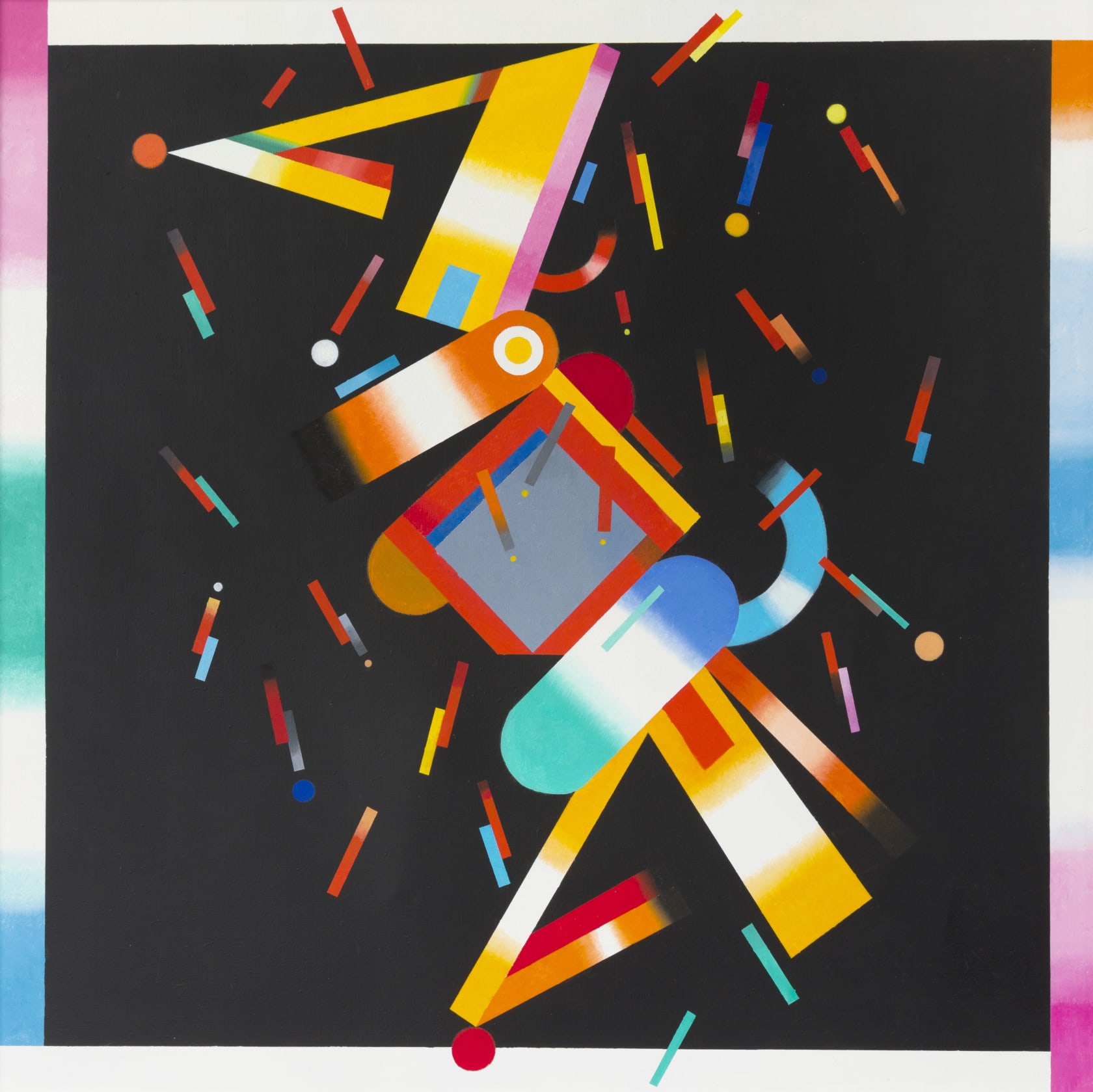 Jack Smith, Cascade on Black. Balancing Touching, 1996