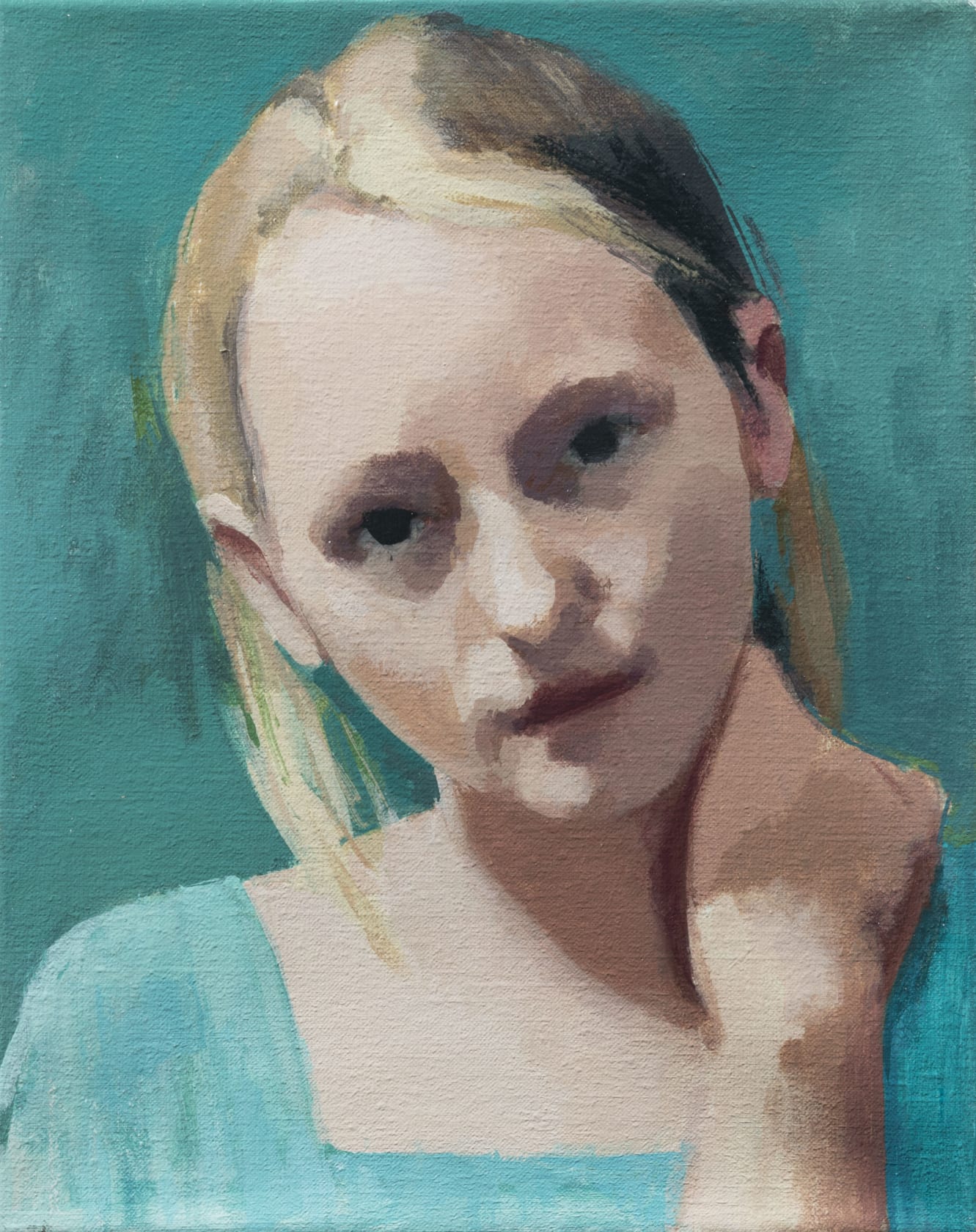 Claerwen James, Green Girl , 2017