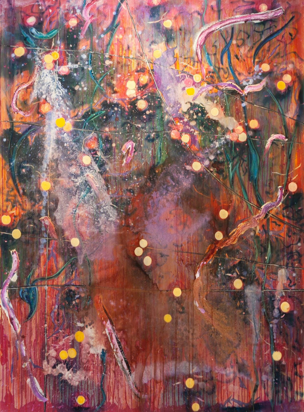 Aethan Wills Along Sunset in the Forest (We Started to Burn), 2024