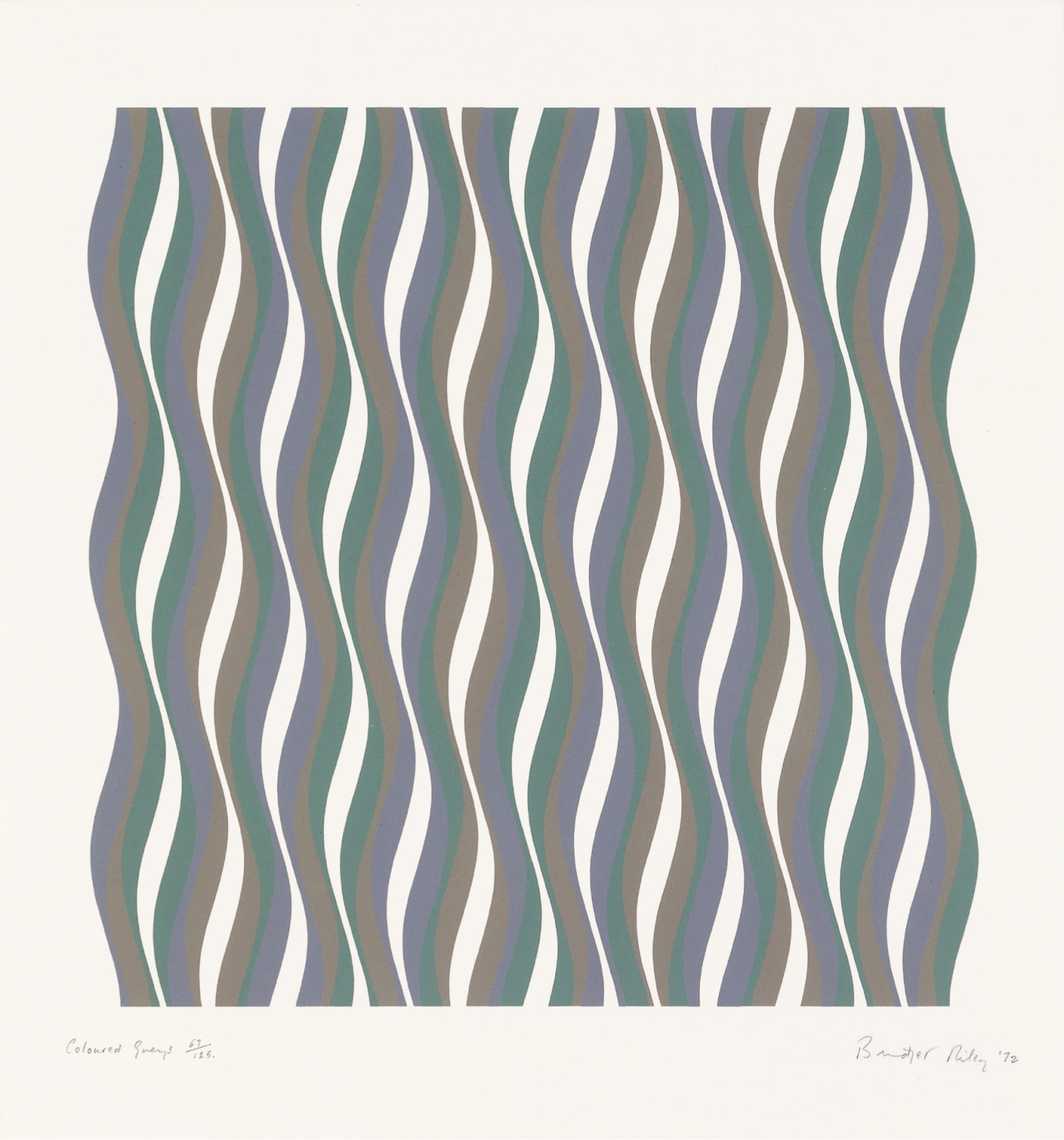 Bridget Riley Coloured Greys [1], 1972