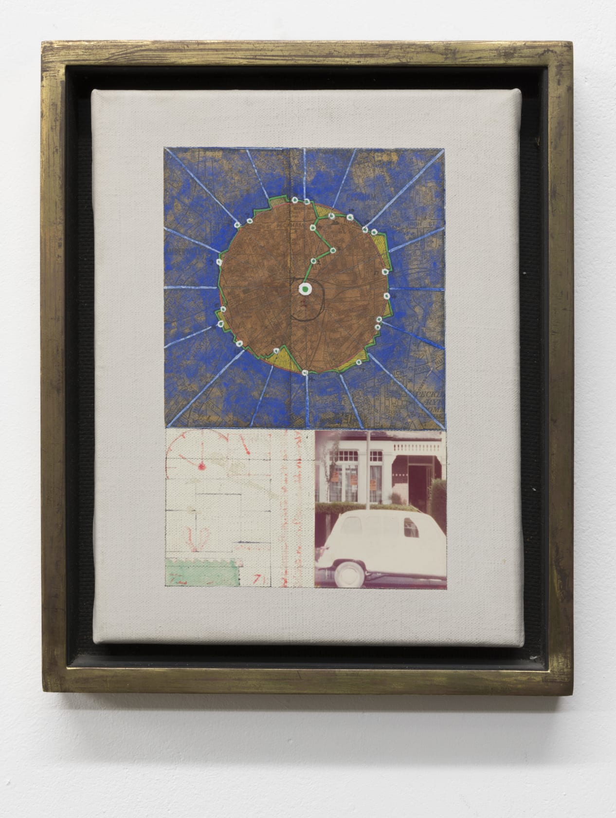 Tom Phillips, Map Walk / Art on the Road, Circa 1970