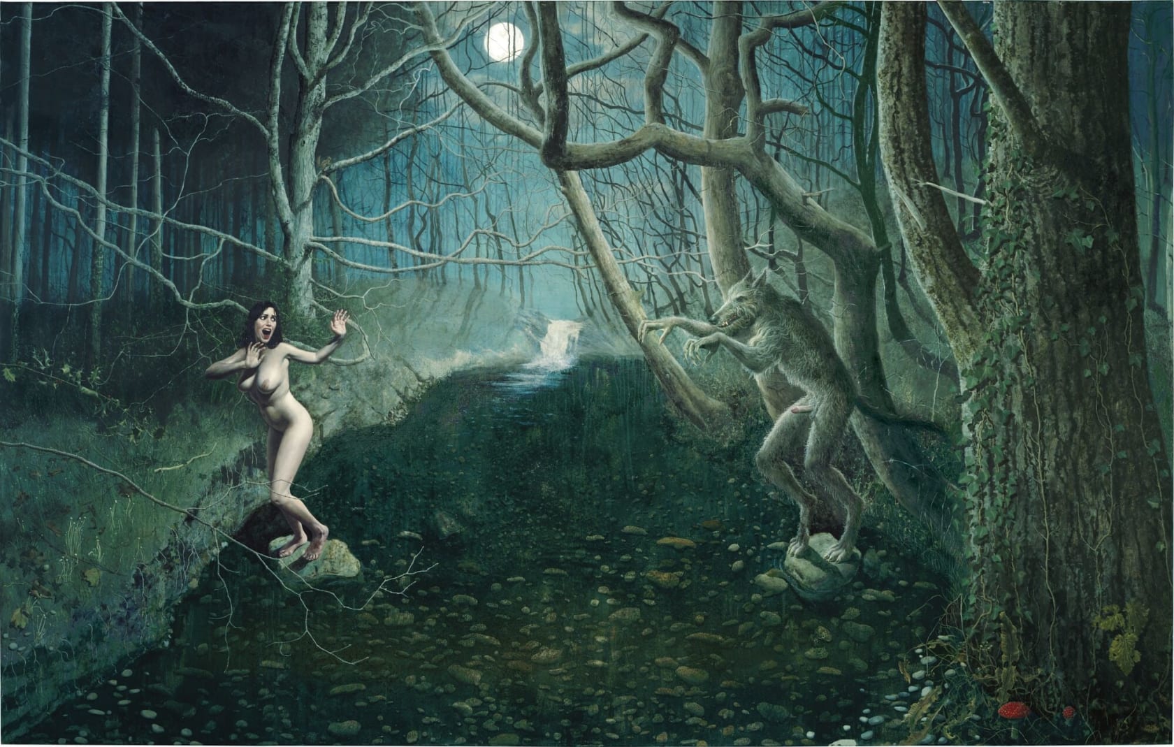 Stuart Pearson Wright, Woman Surprised by a Werewolf, 2008