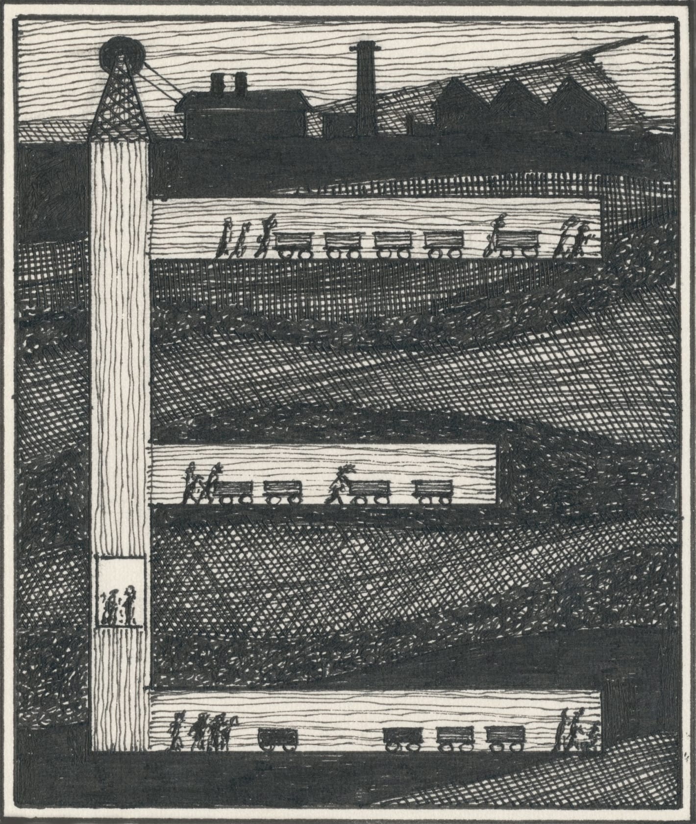 Anthony Earnshaw, Secret Alphabet 'E' No. 2, 1971