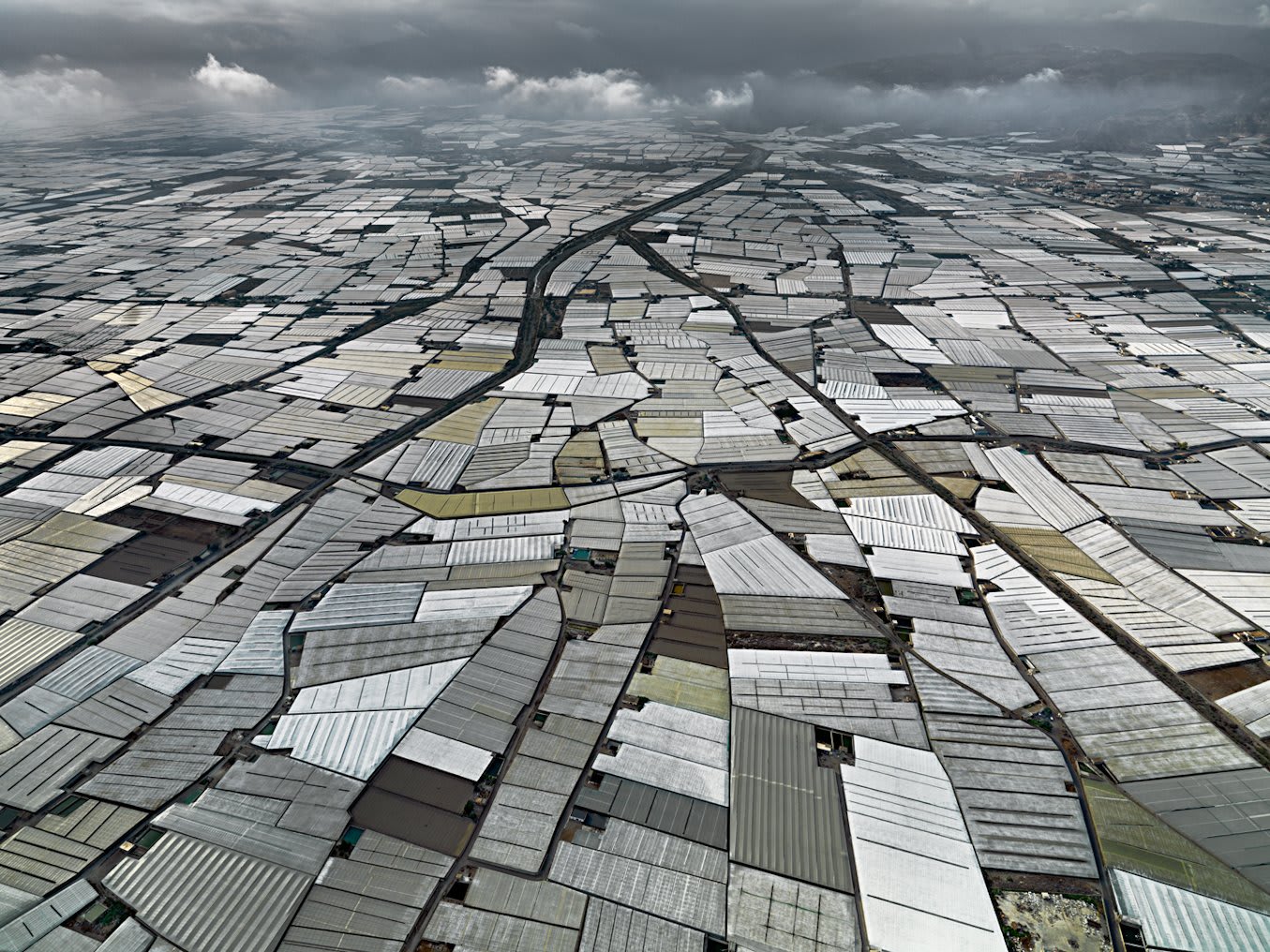 Edward Burtynsky, Greenhouses, Almira Peninsula, Spain, 2013