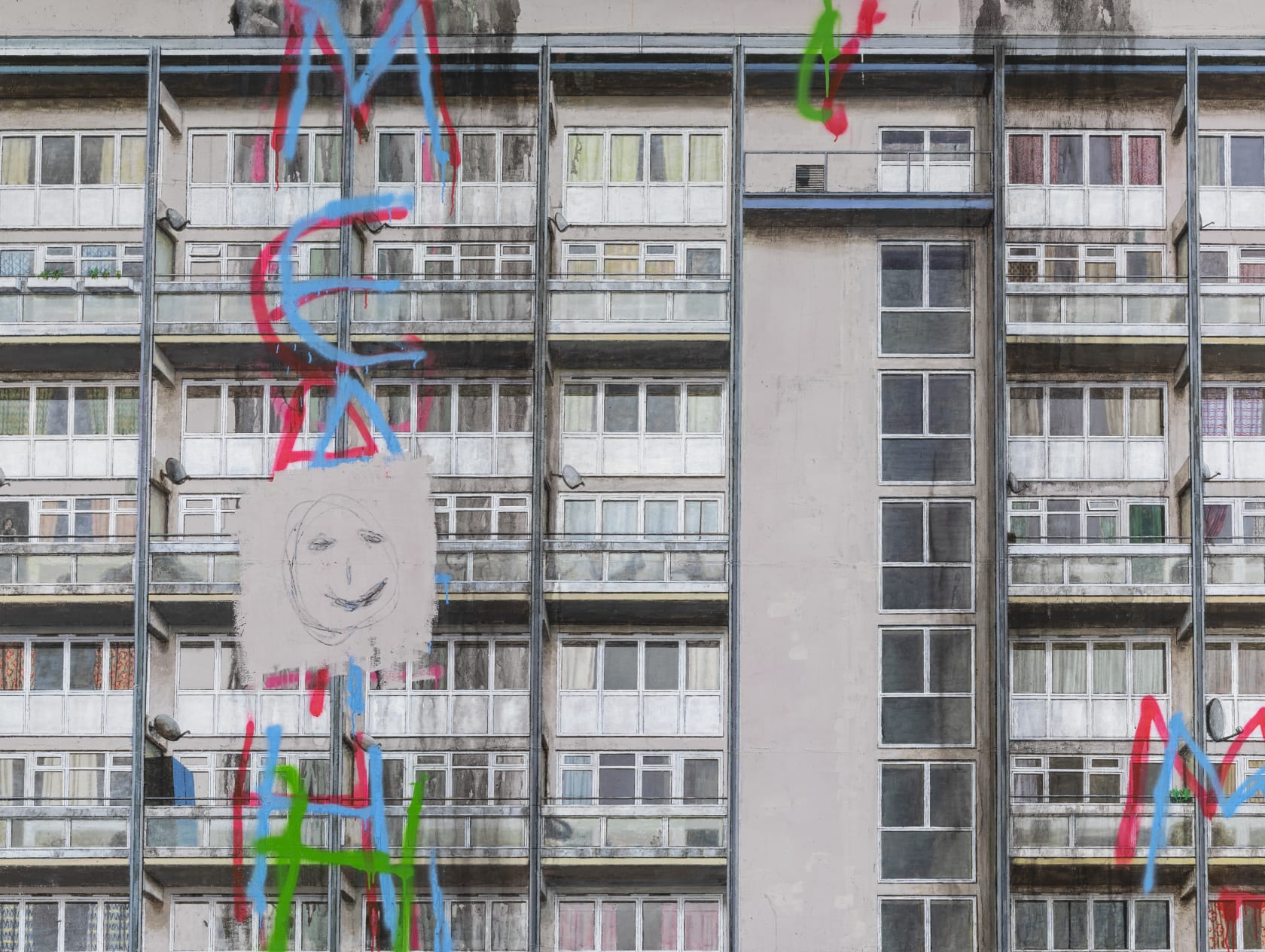 David Hepher, The Meath Flats by Day (part of diptych), 2018
