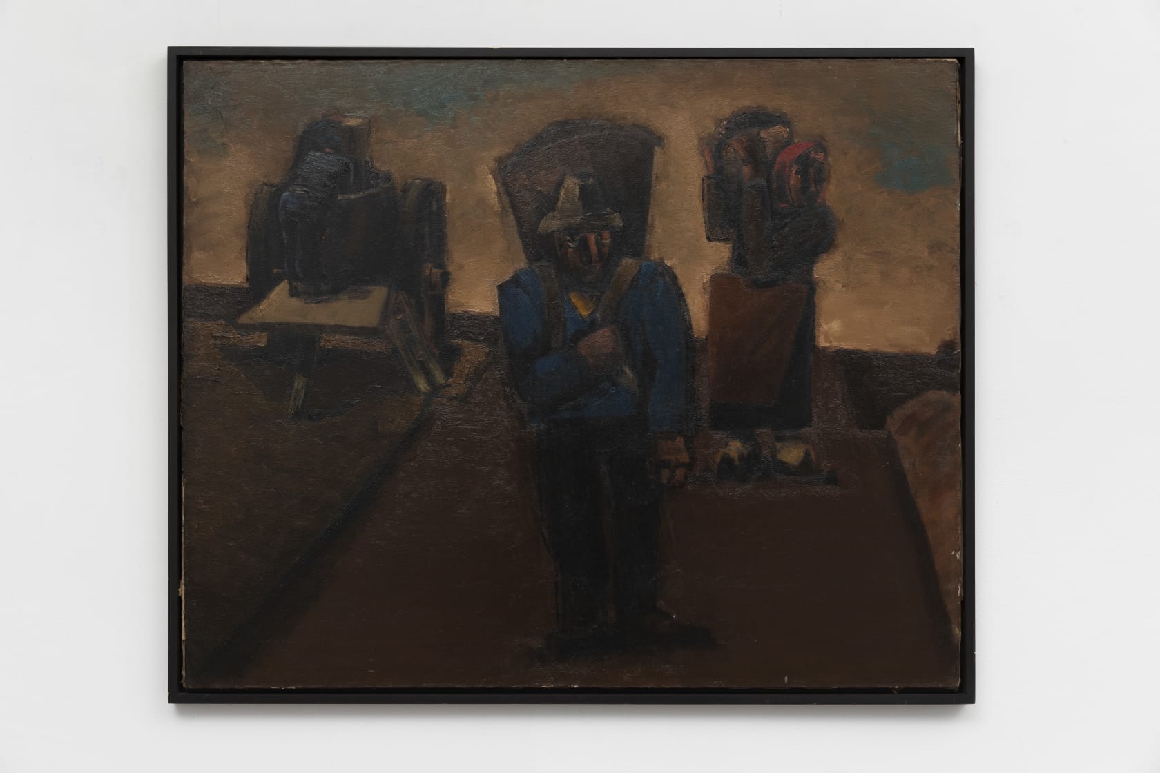 Josef Herman, Scene from Burgundy (grape pickers), 1968-72