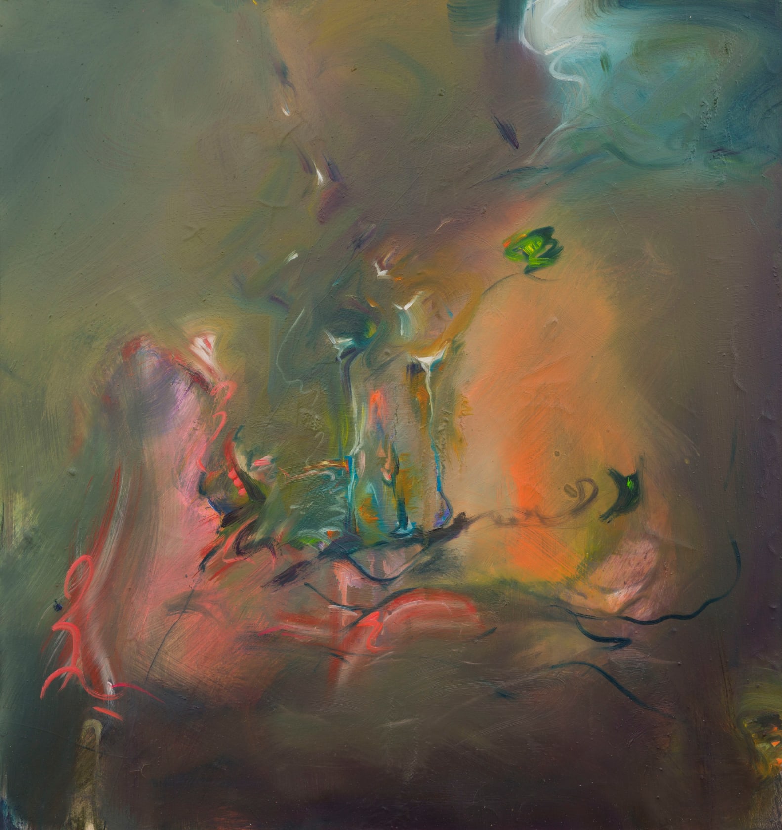 Anthony Daley, Pausing on Over Paint, 2020