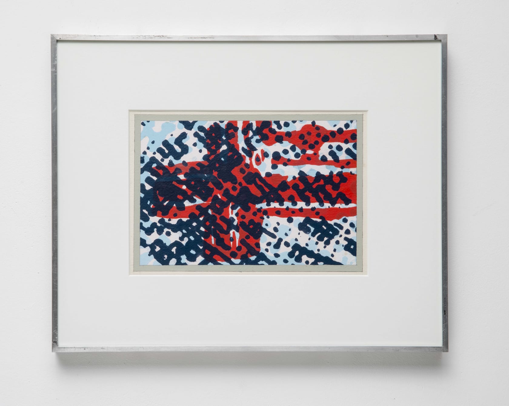 Tom Phillips, Conjectured Flag Study 5, 1974