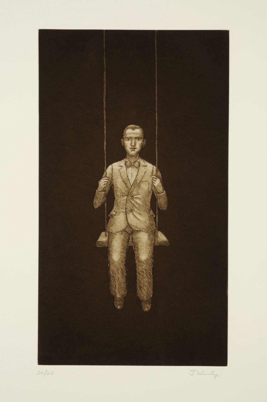 John Kirby, Man on a Swing, 2004 | Flowers Gallery