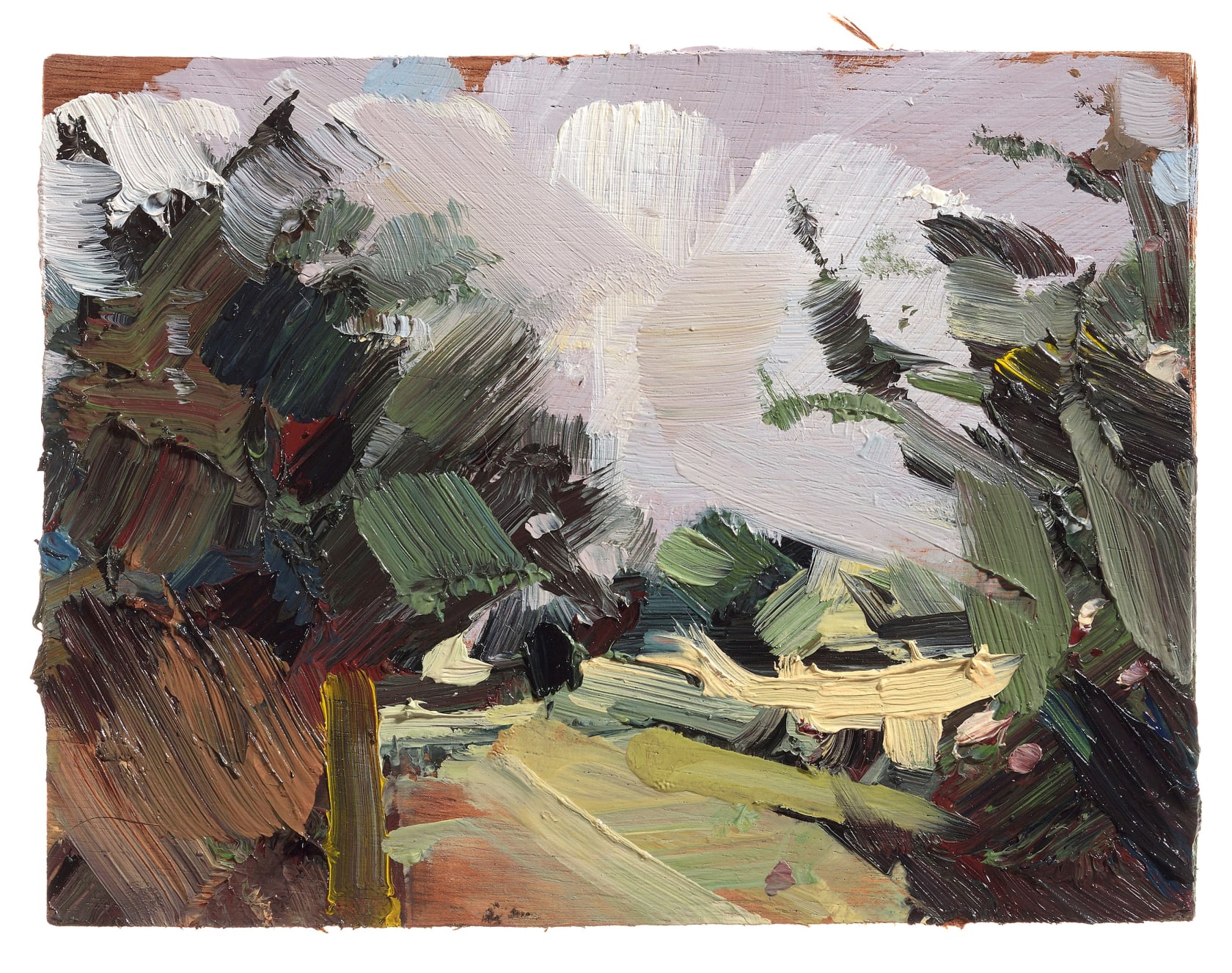 Kate Giles Yellow Post (Path to Overy Town), 2016