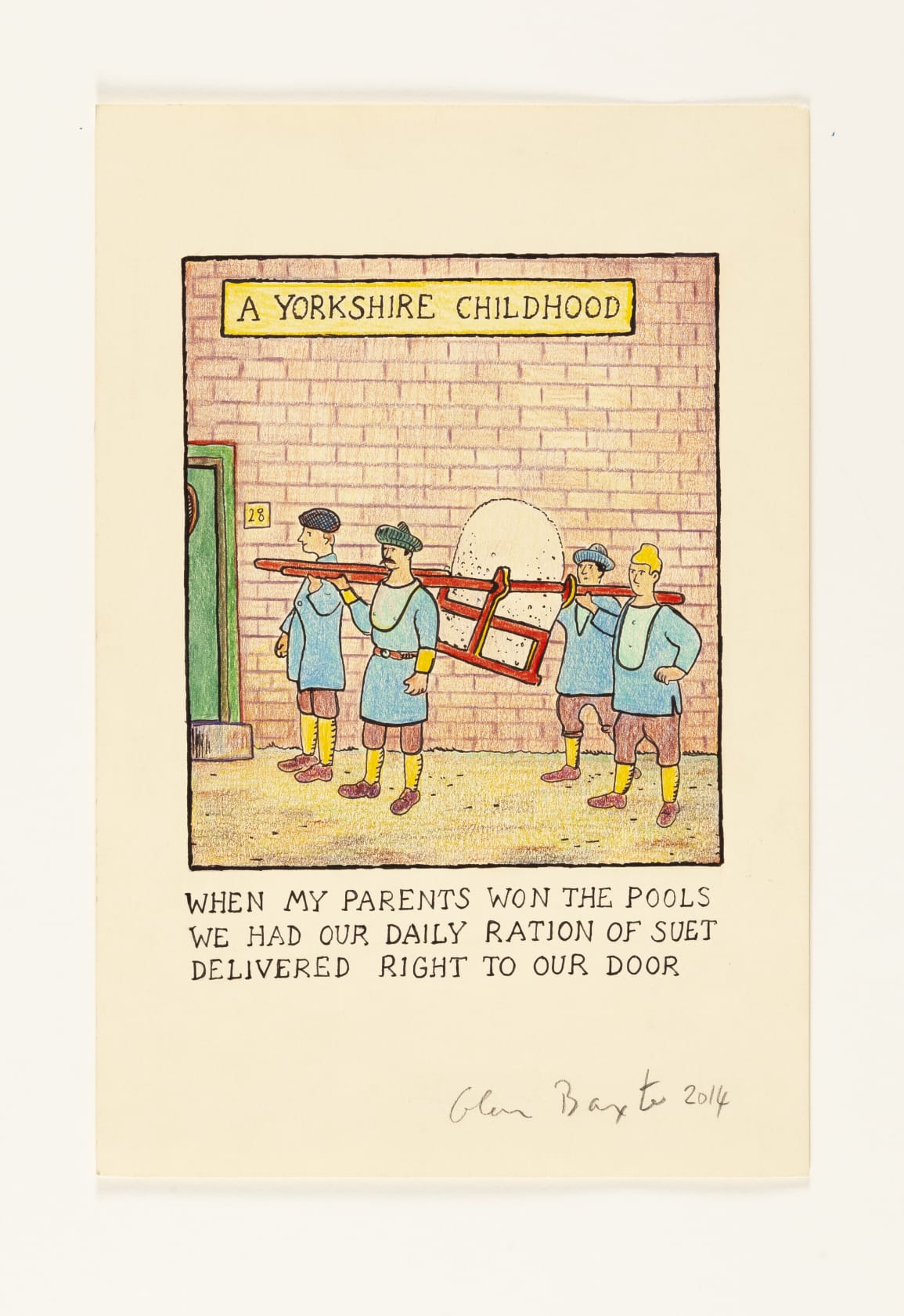 Glen Baxter, When My Parents Won the Pools We Had Our Daily Ration of Suet Delivered Right to Our Door,...