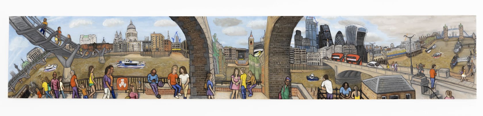 Jiro Osuga The River, 6. Blackfriars Bridge to Tower Bridge, 2019