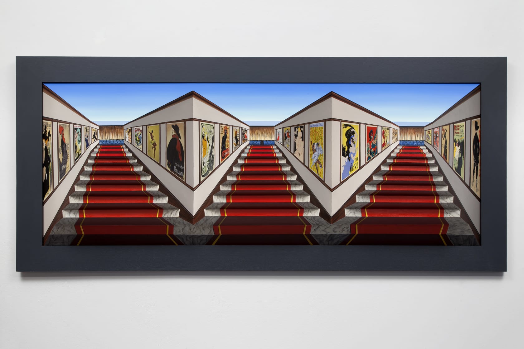 Patrick Hughes Stairs to the Stars, 2016