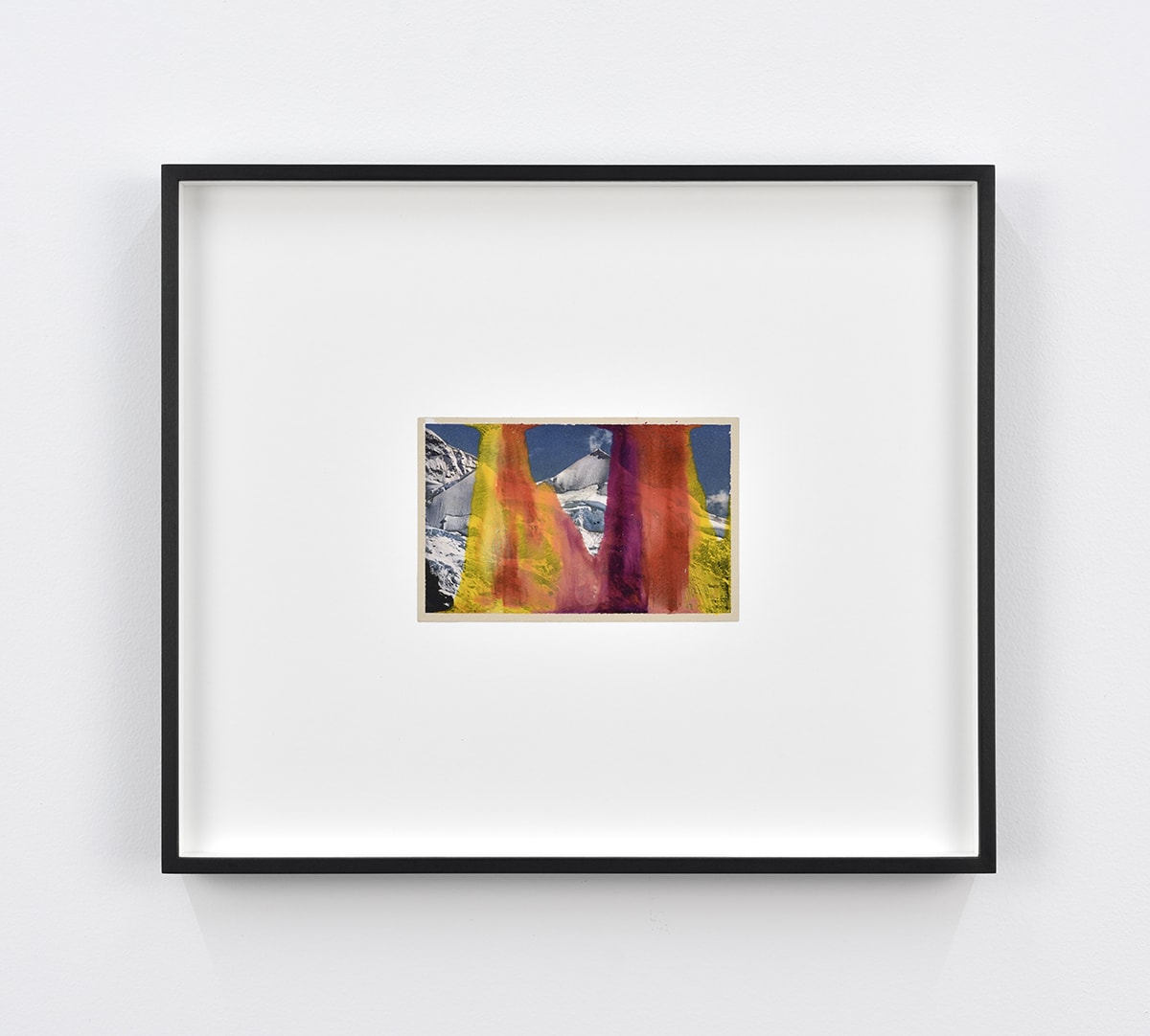 Tacita Dean Found Postcard Monoprint (Glacé/Flambé), 2018
