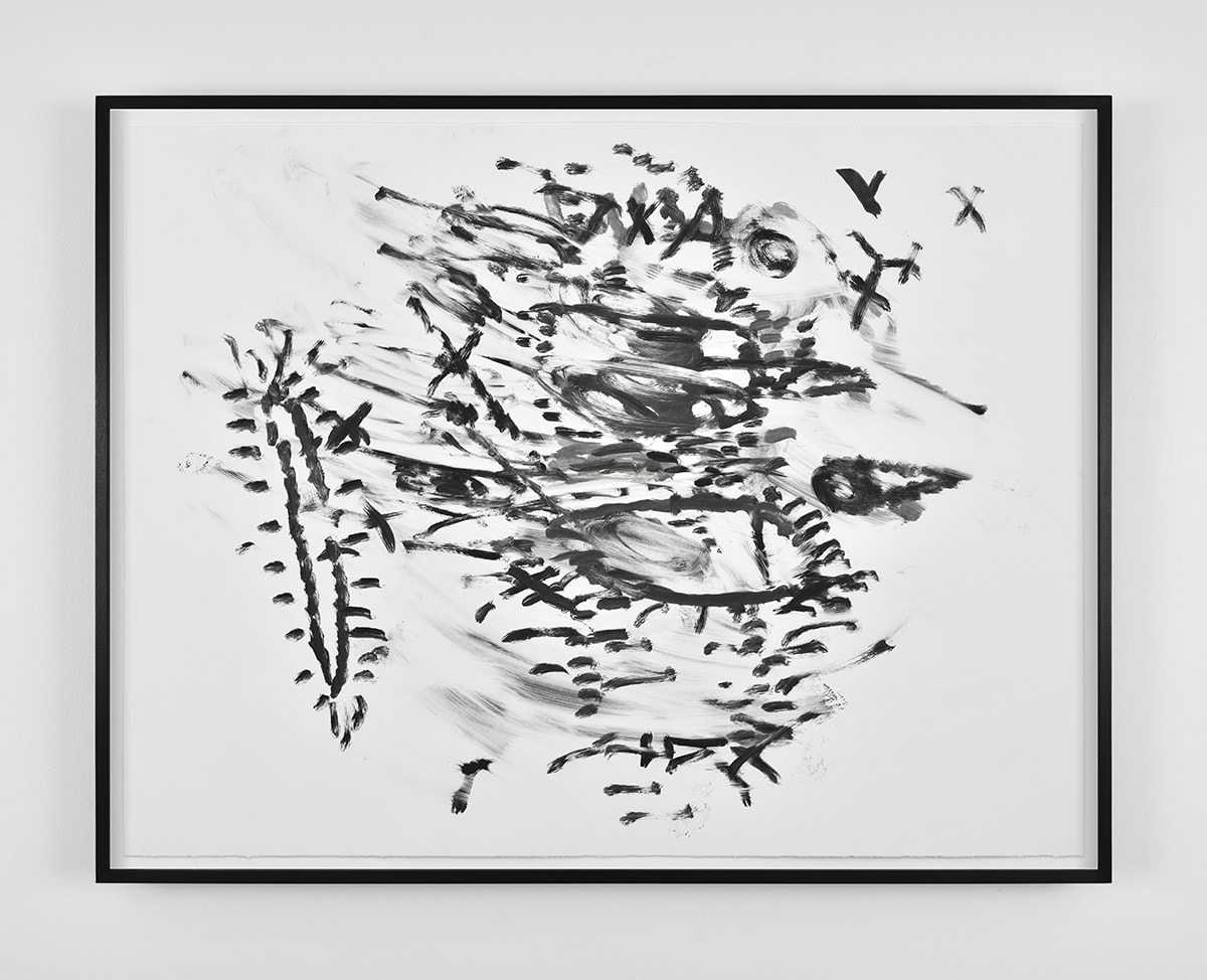 Julie Mehretu Monotype #3, 2018