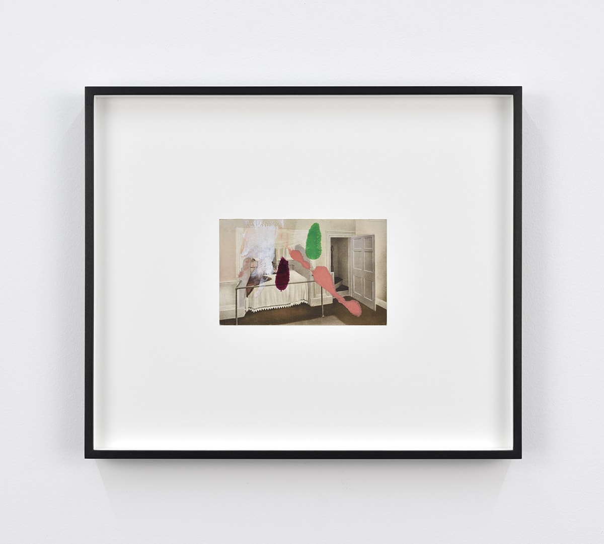 Tacita Dean Found Postcard Monoprint (Alcove Bed), 2018